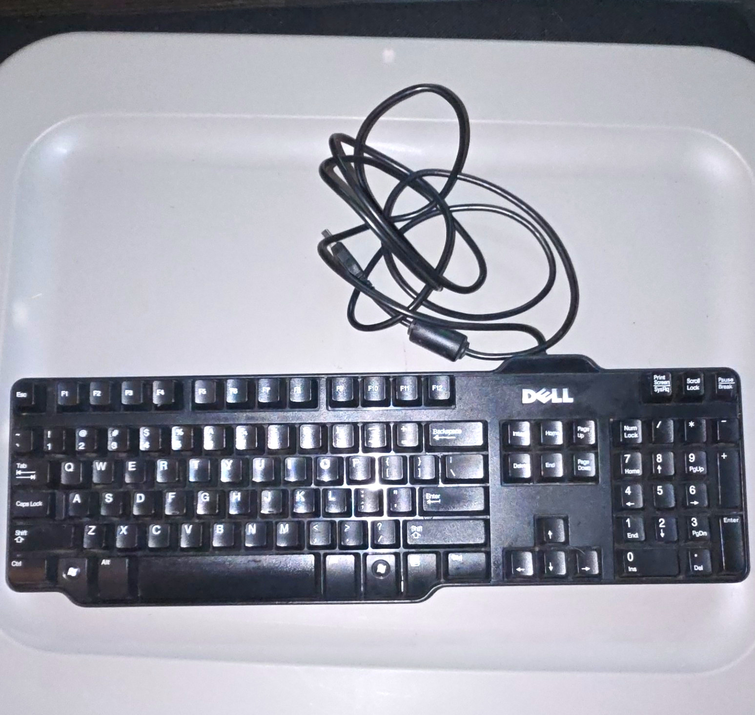 Dell L100 Keyboard Wired USB Black QWERTY English Enhanced Function Keys