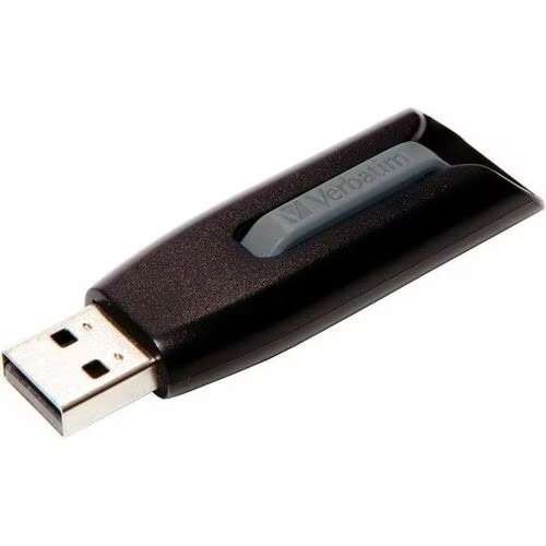 VERBATIM 49174 Store 'n' Go V3 64GB USB 3.2 Gen 1 Retractable Flash Drive