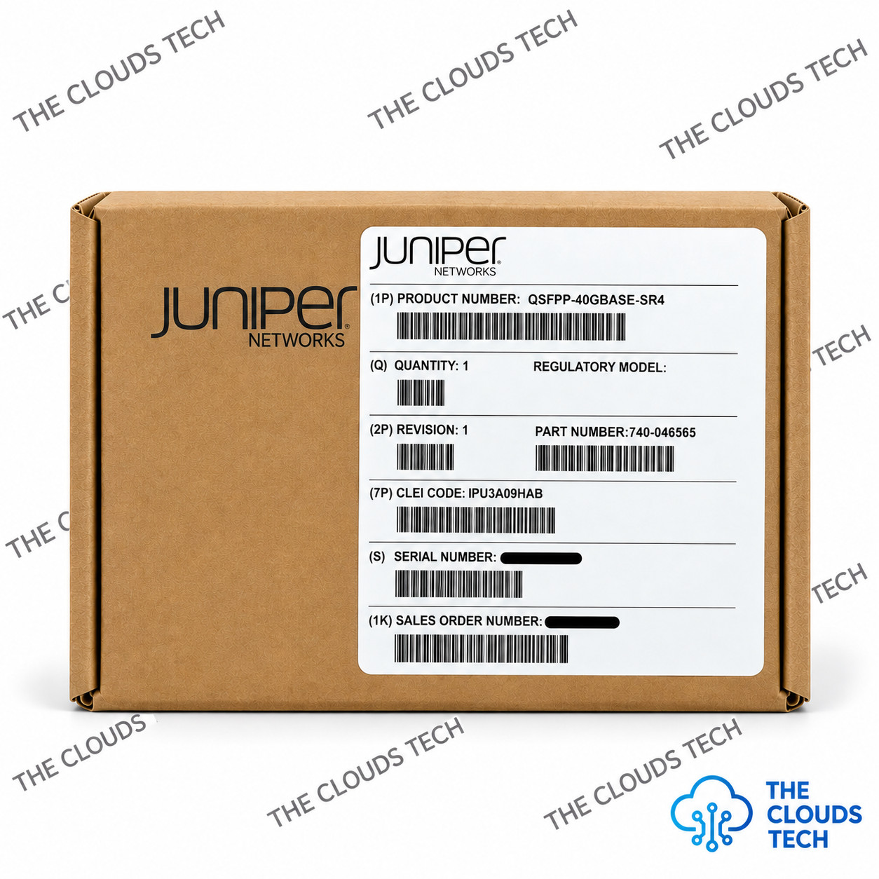 New Juniper QSFPP-40GBASE-SR4 740-046565 40G QSFP+ SR4 Transceiver MPO MMF 850nm
