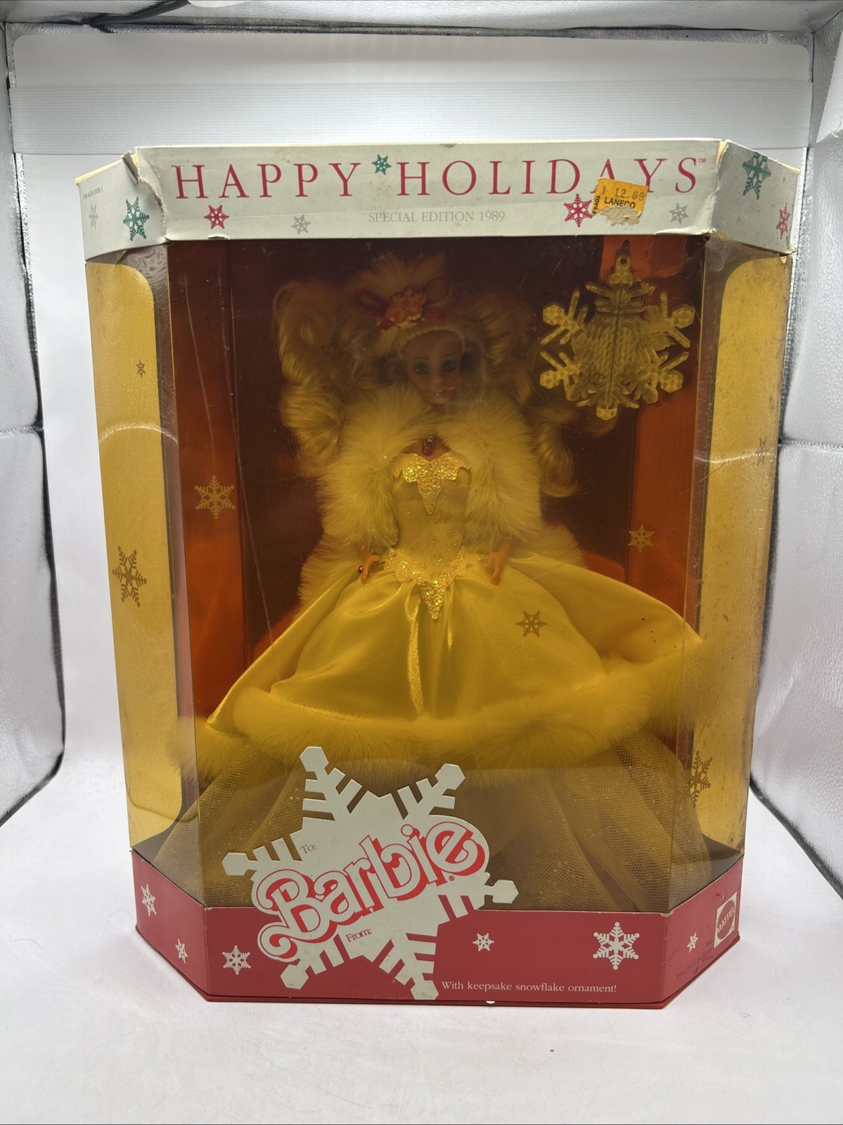Barbie Holiday Christmas 1989 Happy Holiday Barbie NRFB