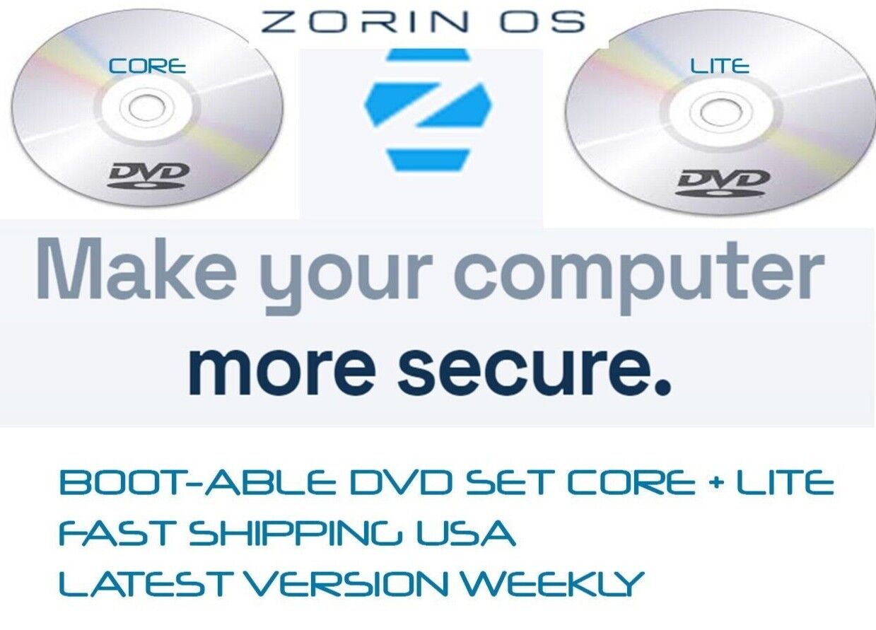 Zorin OS 16.2 Installer/Live DVD Set 