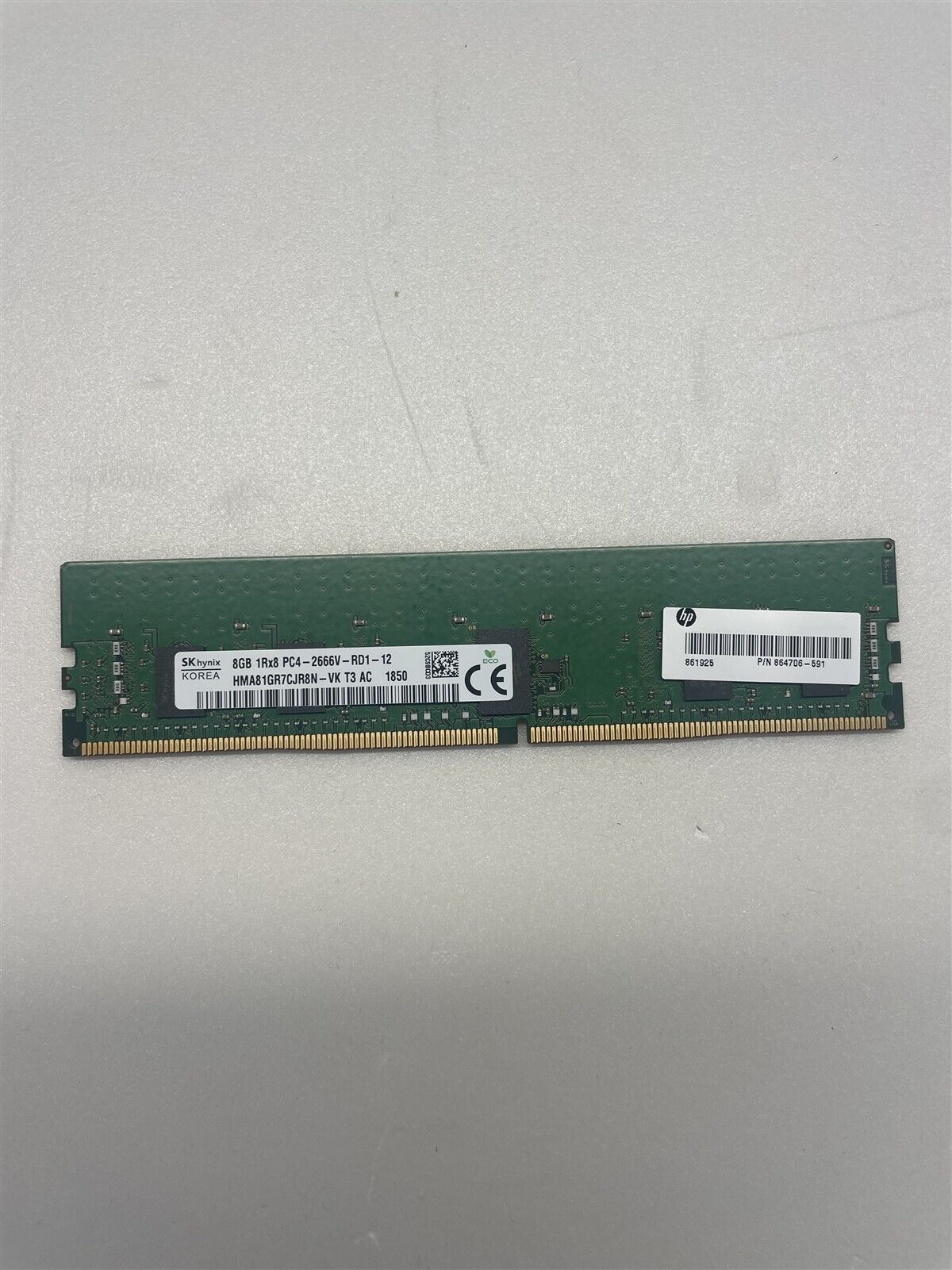HP L15415-501 8GB DDR4 2933 MHz 288 Pin Memory Dimm