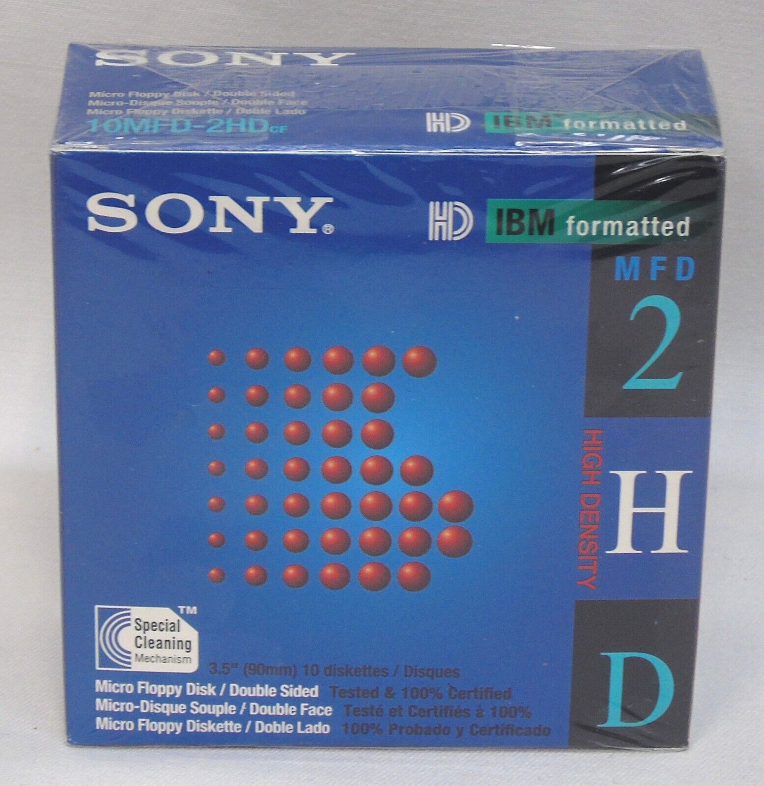 Vtg Sony MFD 2HD Formatted 3.5” Floppydisk NIB