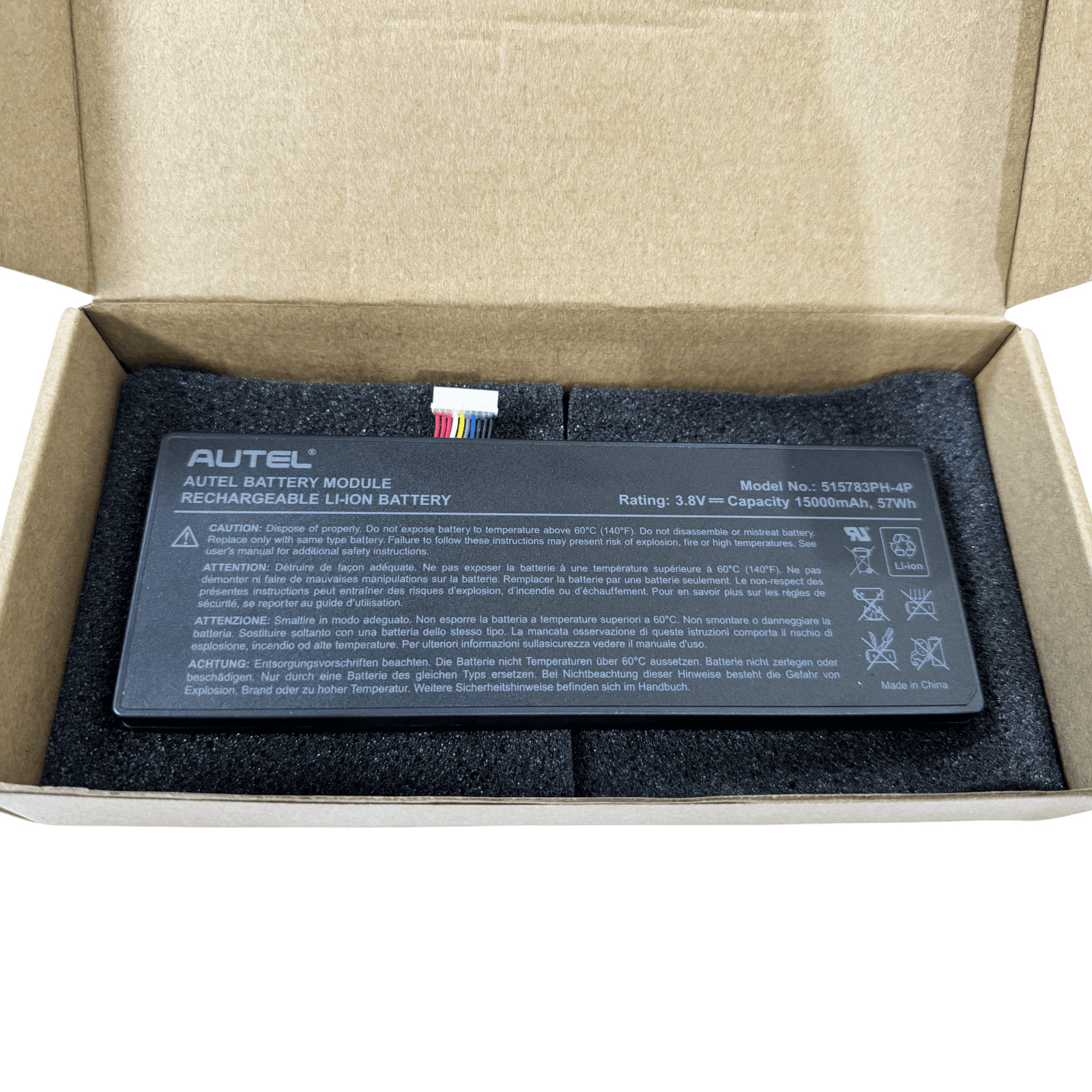 Original Battery 515783PH-4P 15000mAh for AUTEL MaxiCOM MK908 MK908P MaxiSys Pro