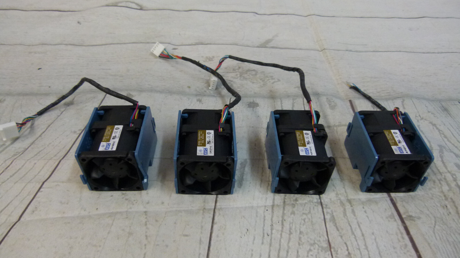 Lot of 4 - AVC DF04056B12U 12VDC Ball Bearing Cooling Fan