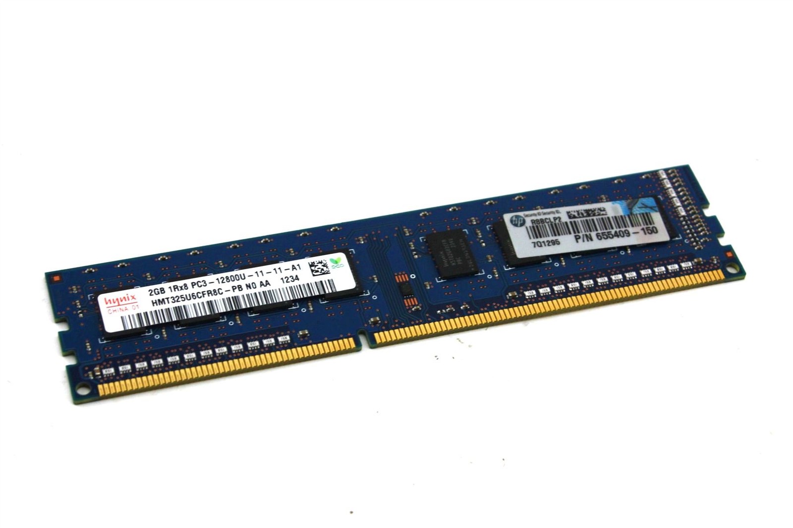Genuine Hynix HMT325U6CFR8C-PB Computer Memory 2GB 1RX8 PC3-12800U  Very Good