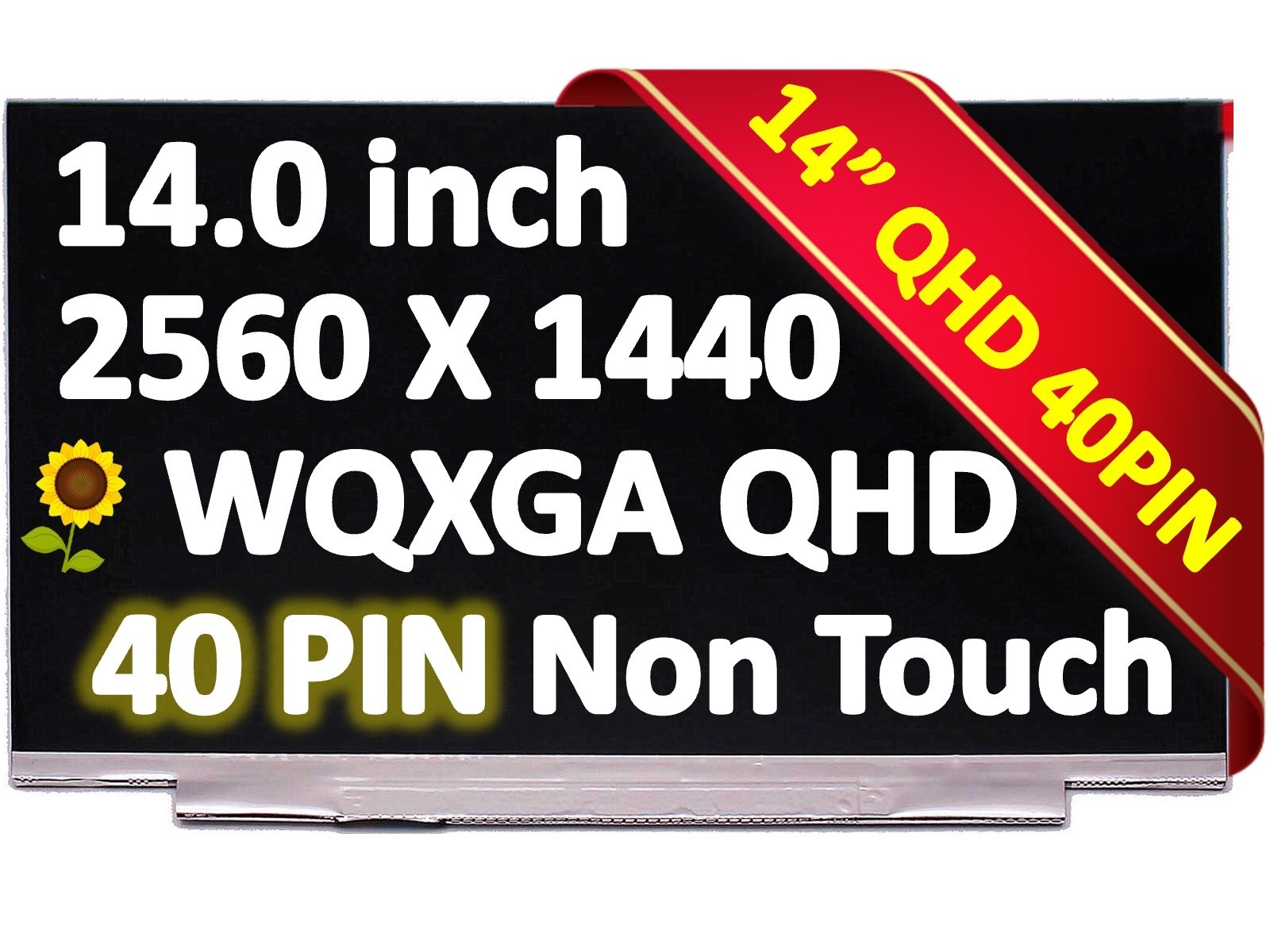 New/Orig for Lenovo X1 Carbon 6th T490 P43s WQHD IPS Display LCD Screen 01YU646