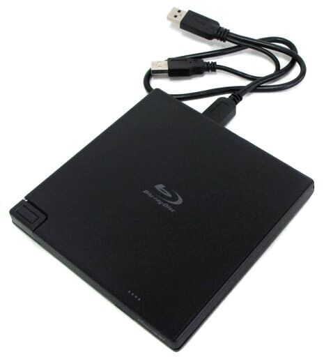 Pioneer BDR-XD07J-UHD Ultra HD 4K Blu-Ray Portable Drive USB 3.0 Good Condition