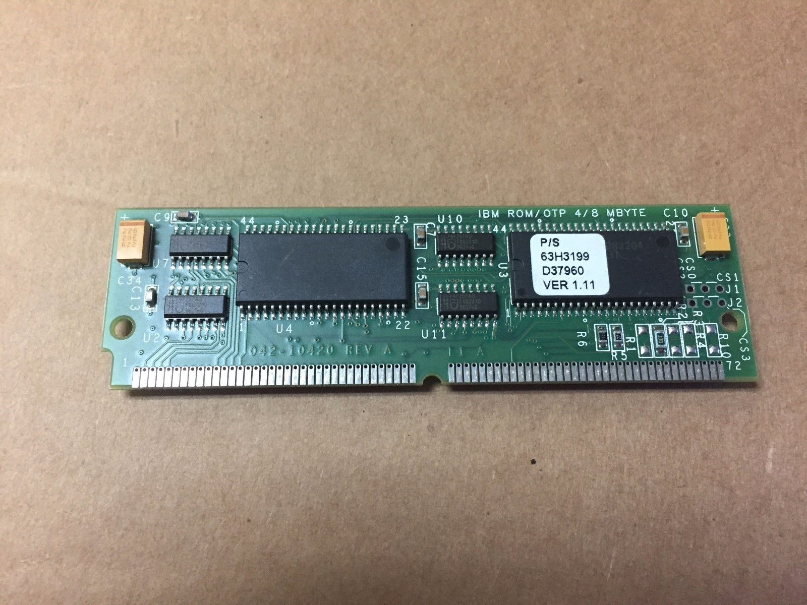 IBM 4312-001 P/S SIMM V1.11 - 43XX 63H3199