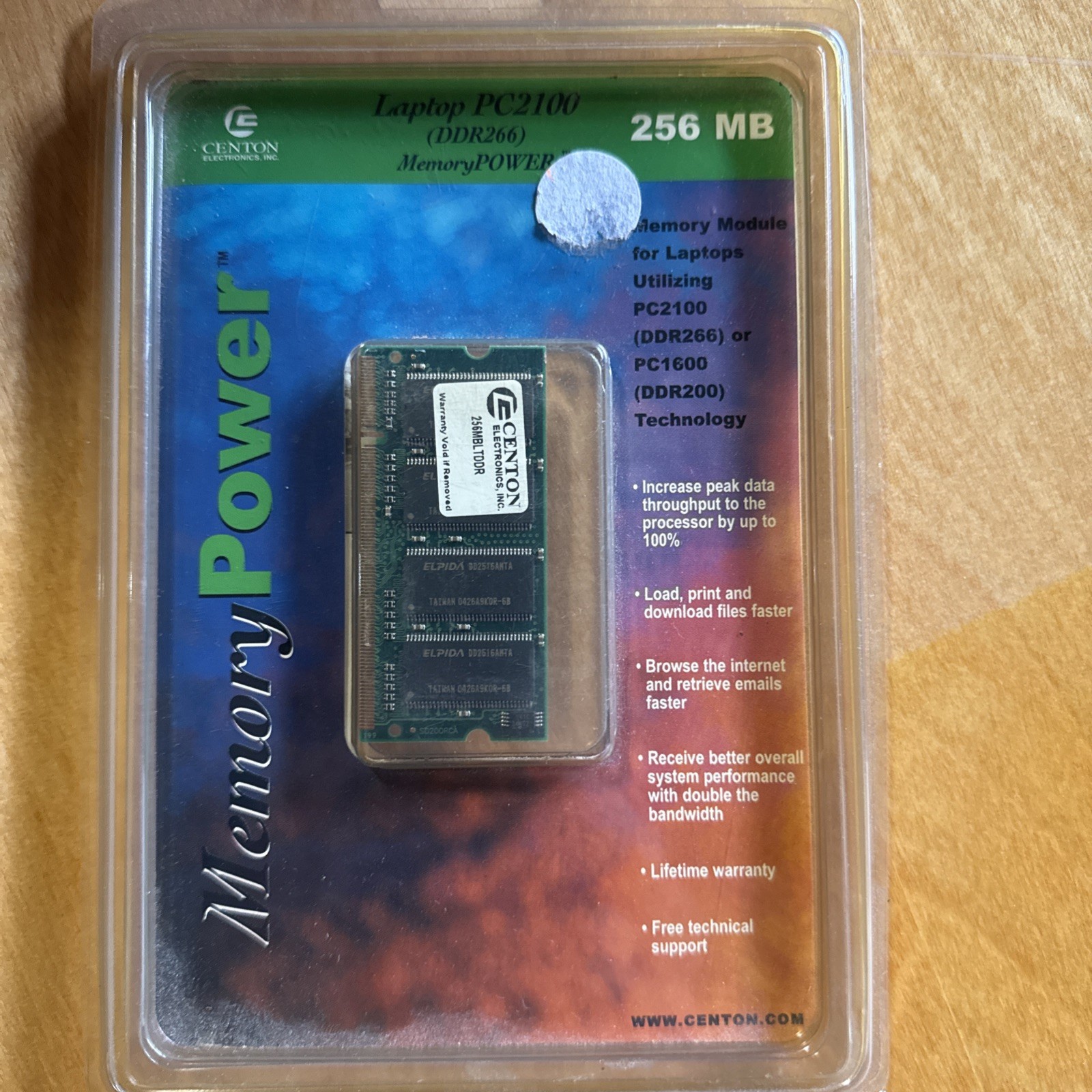 LAPTOP PC2100 MEMORY Power 256MB DDR266