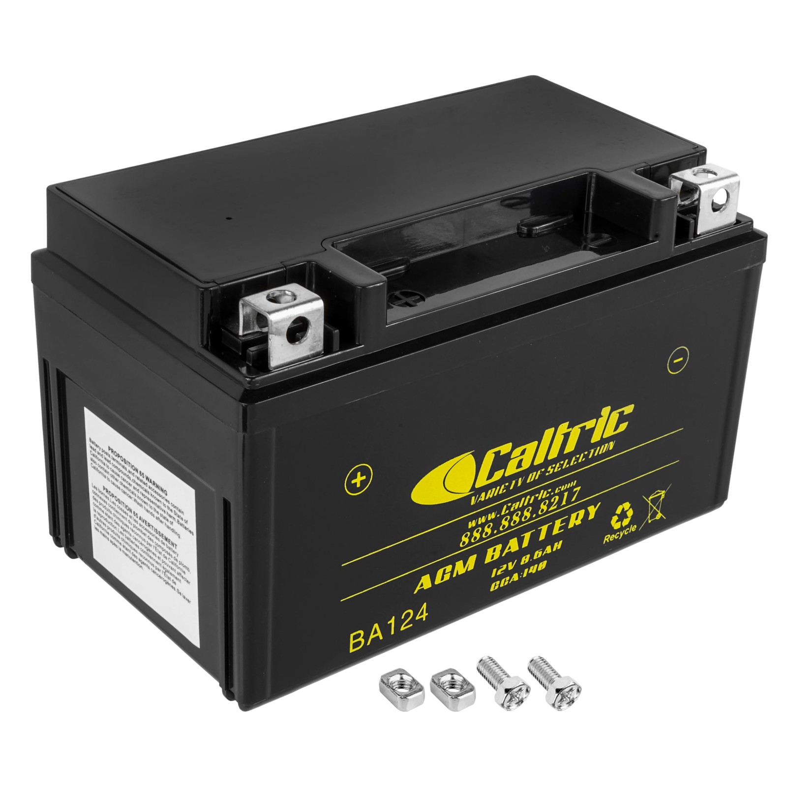 Caltric AGM Battery for Honda VT600C Shadow VLX 600 2004-2007