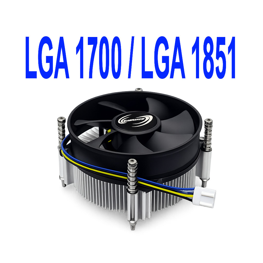 Cooler One LGA1700 LGA1851 CPU Heatsink Cooling Fan 95mm PWM Screw-Mounting Type