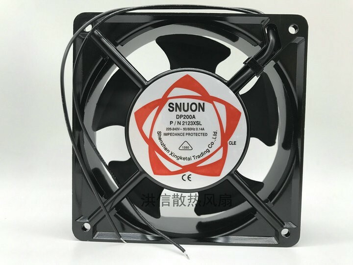 1pcs SUNON 12038 DP200A P/N2123XSL 220-240V 0.14A high temperature resistant fan