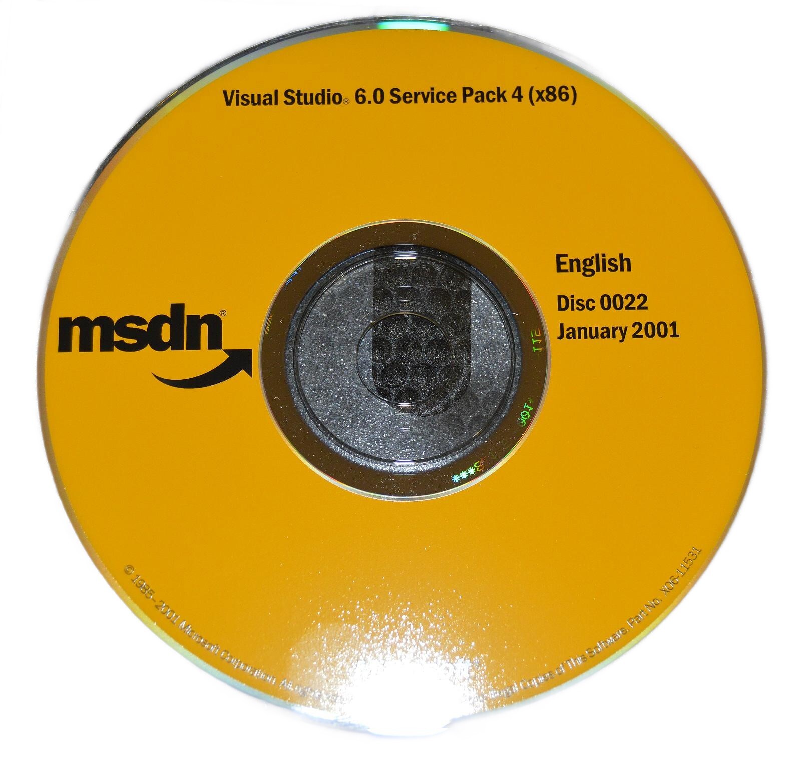 AUTHENTIC NEW RARE Microsoft Visual Studio 6.0 Service Pack 4