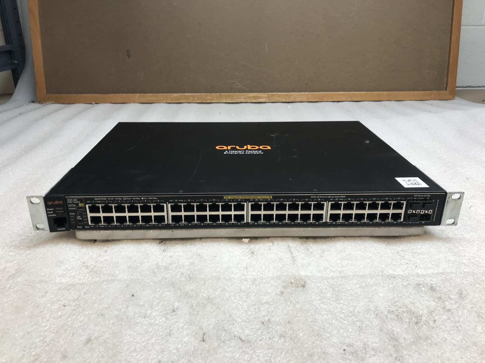 HPE Aruba 2530-48G 48-Port PoE+ GbE & 4-Port SFP Network Switch J9772A