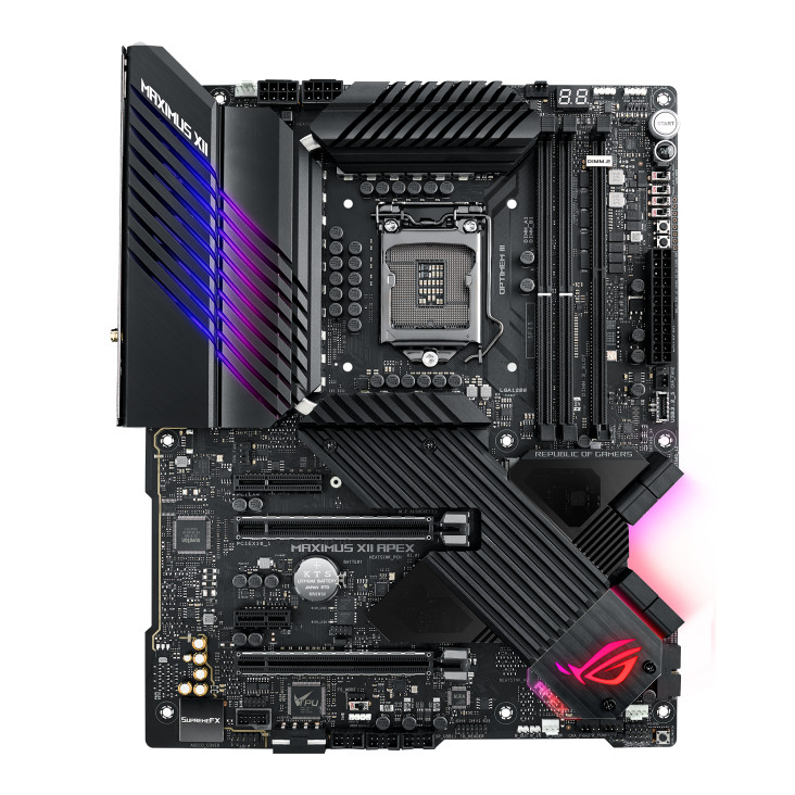 For ASUS ROG MAXIMUS XII APEX Motherboard Z490 LGA1200 DDR4 64G VGA ATX Tested