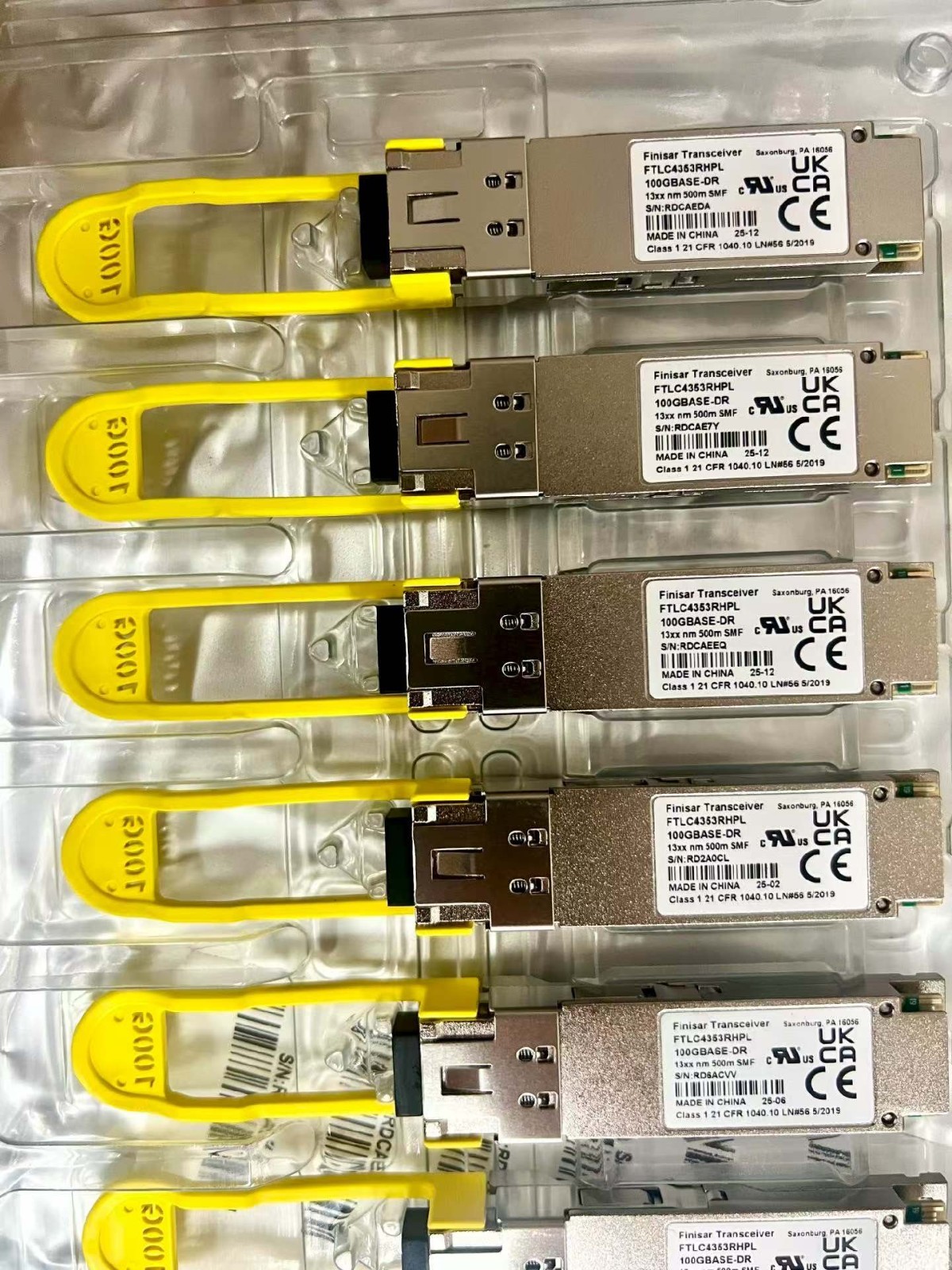 1unit FINISAR FTLC4353RHPL 100G QSFP28 DR,500m SMF LC new original transceiver