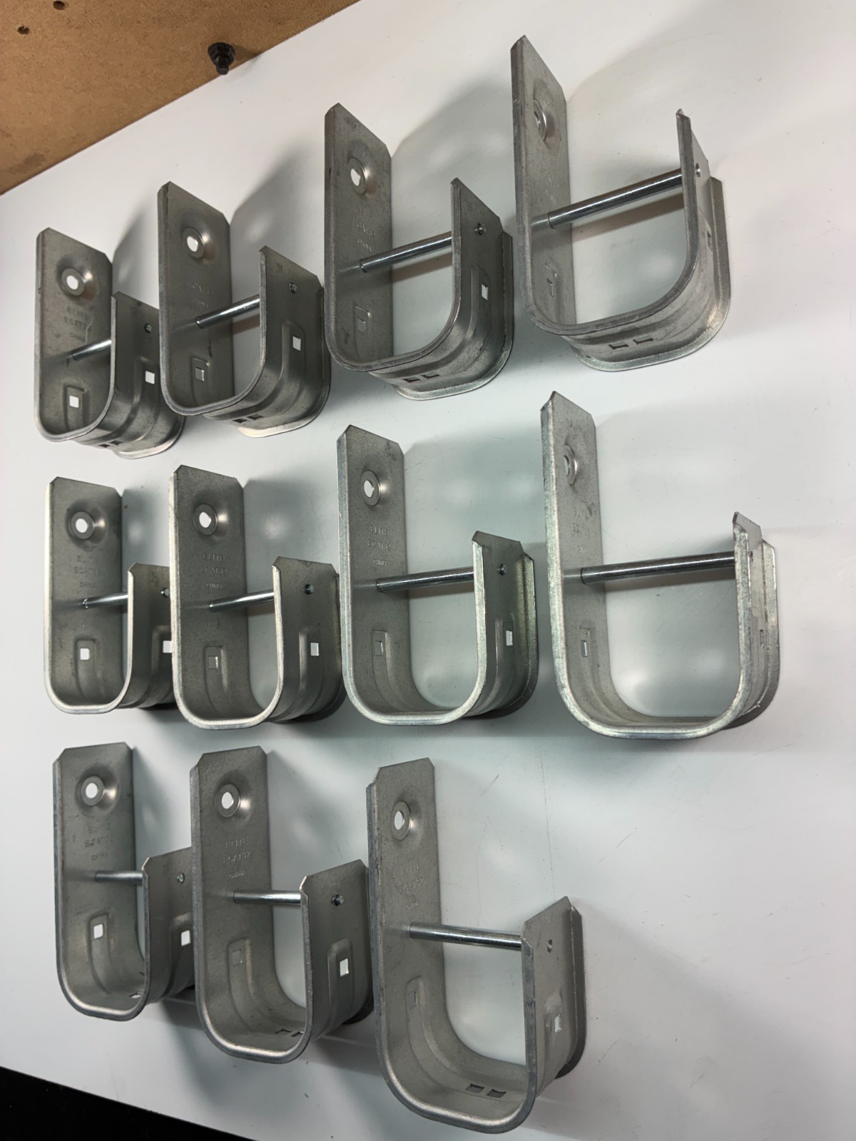 Data/Low Voltage J-Hooks (2-Inch) (11-PACK) w/Retainer Bars Steel Galvanized NEW