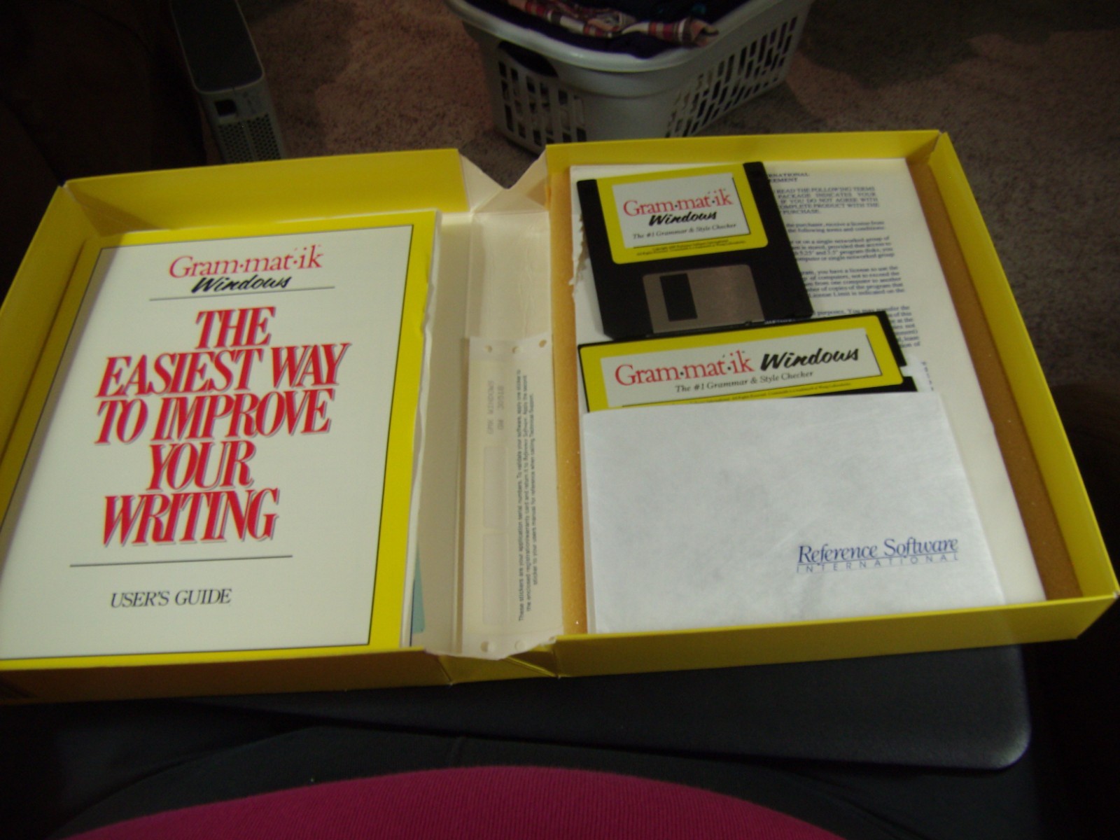 Vintage Gram*mat*ik The Easiest Way to Improve Your Writing (Windows, 1990)