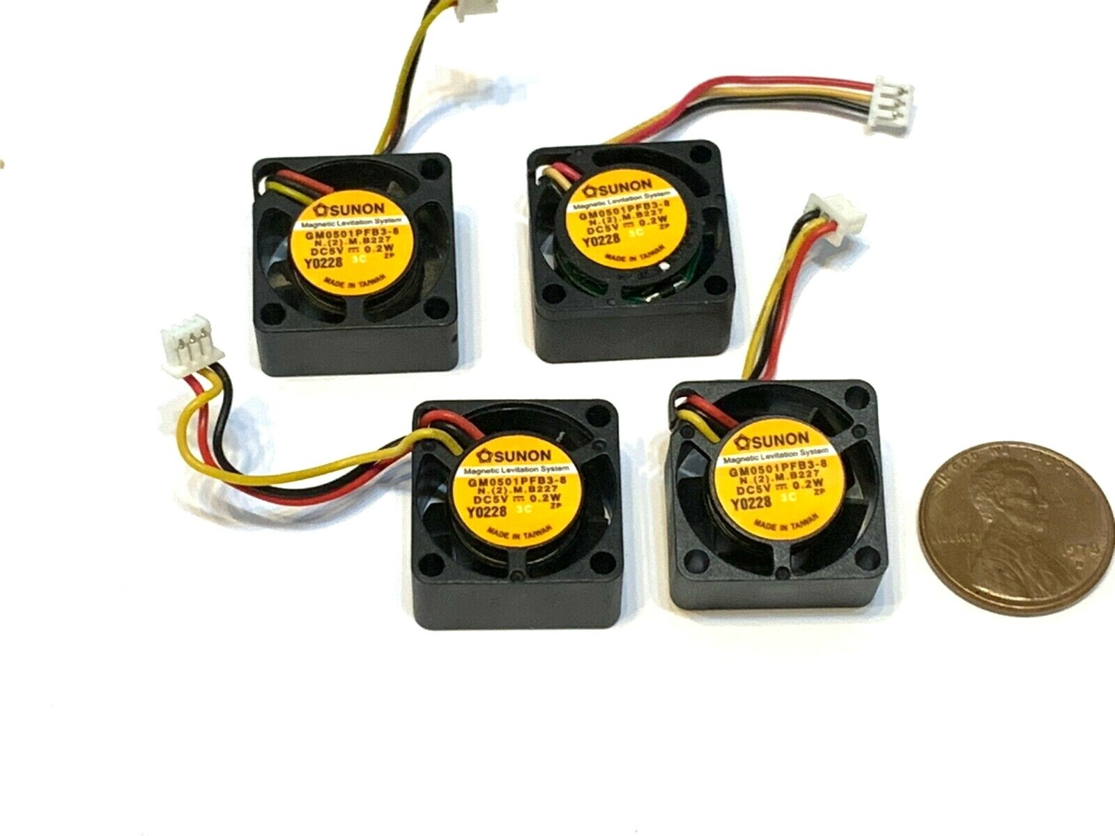 4 Pieces 5V fan sunon 2010 20mm 2cm mini small cpu usb GM0501PFB3-8 blower  c12