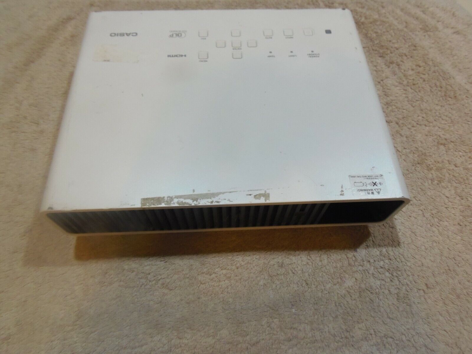 CASIO XJ-M140 DLP PROJECTOR 2500 LUMENS FOR PARTS