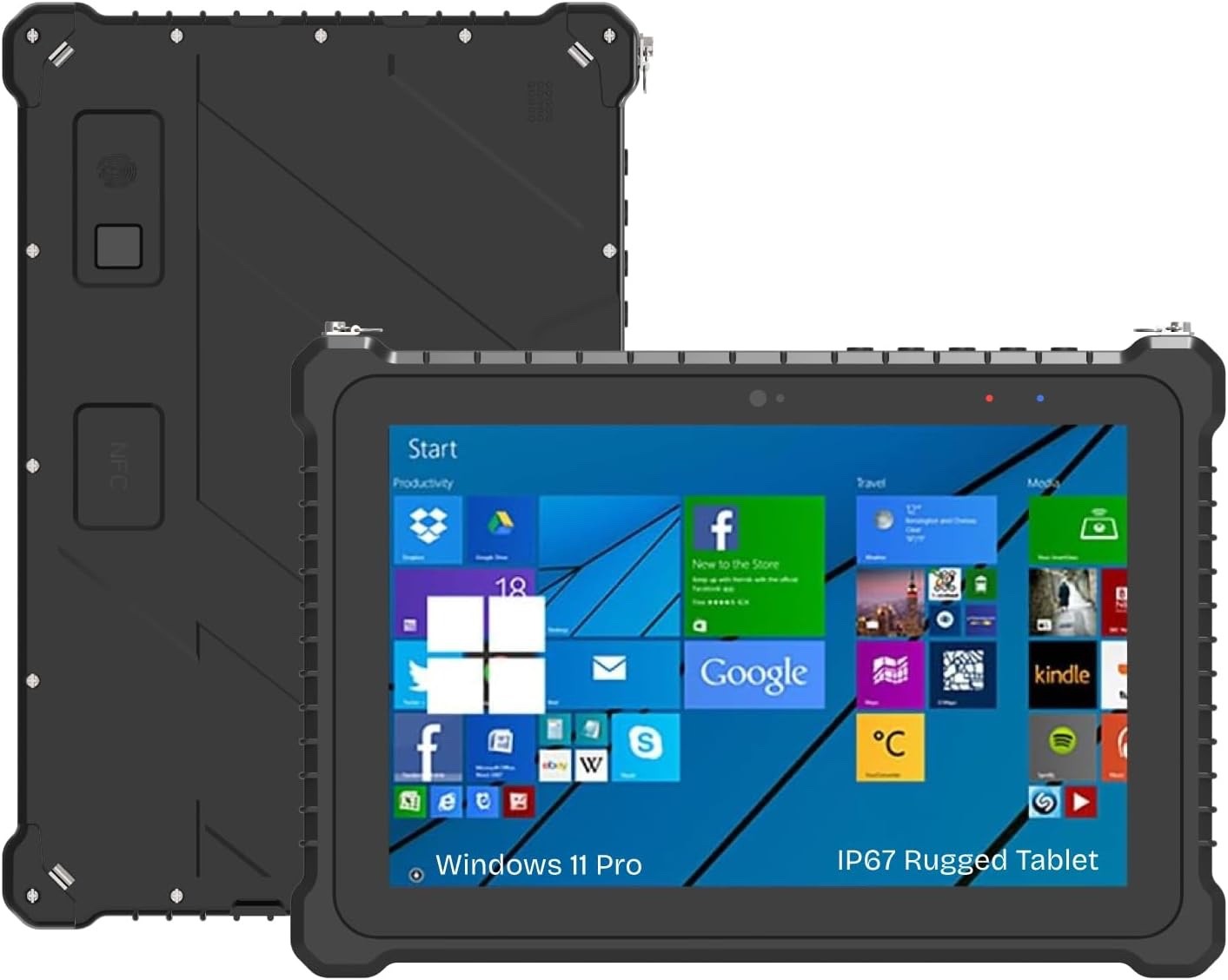 Sunkol 10.1" IP67 Rugged Tablet N5100 8GB/256GB Windows 11 Pro Industrial Tablet