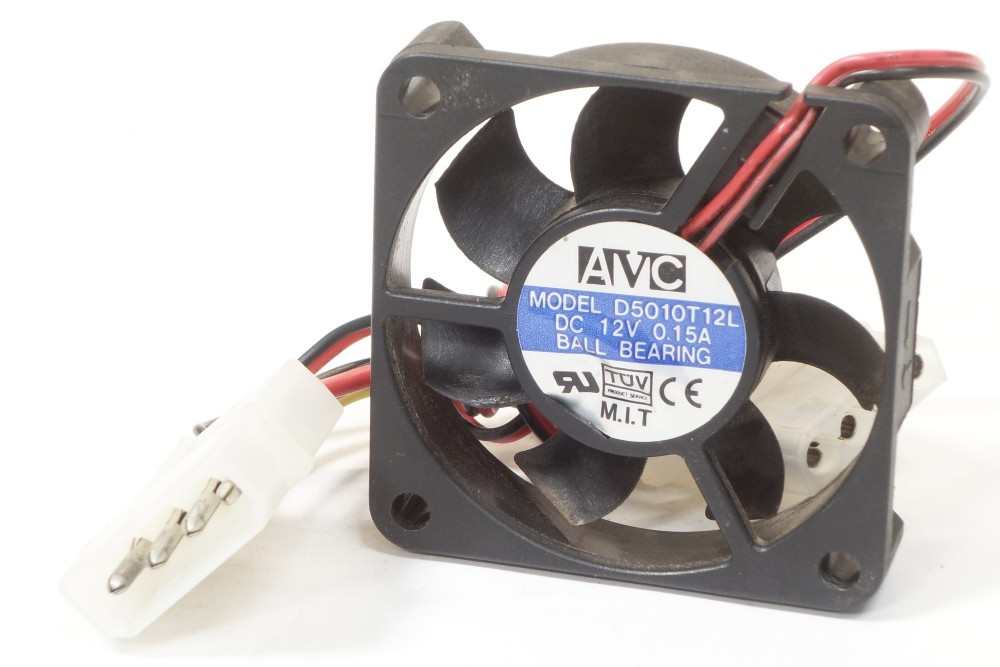 Motor One N5010B2-8 50x10mm CoolerMaster Ball Bearing Chip Fan Molex 12V 0.06A