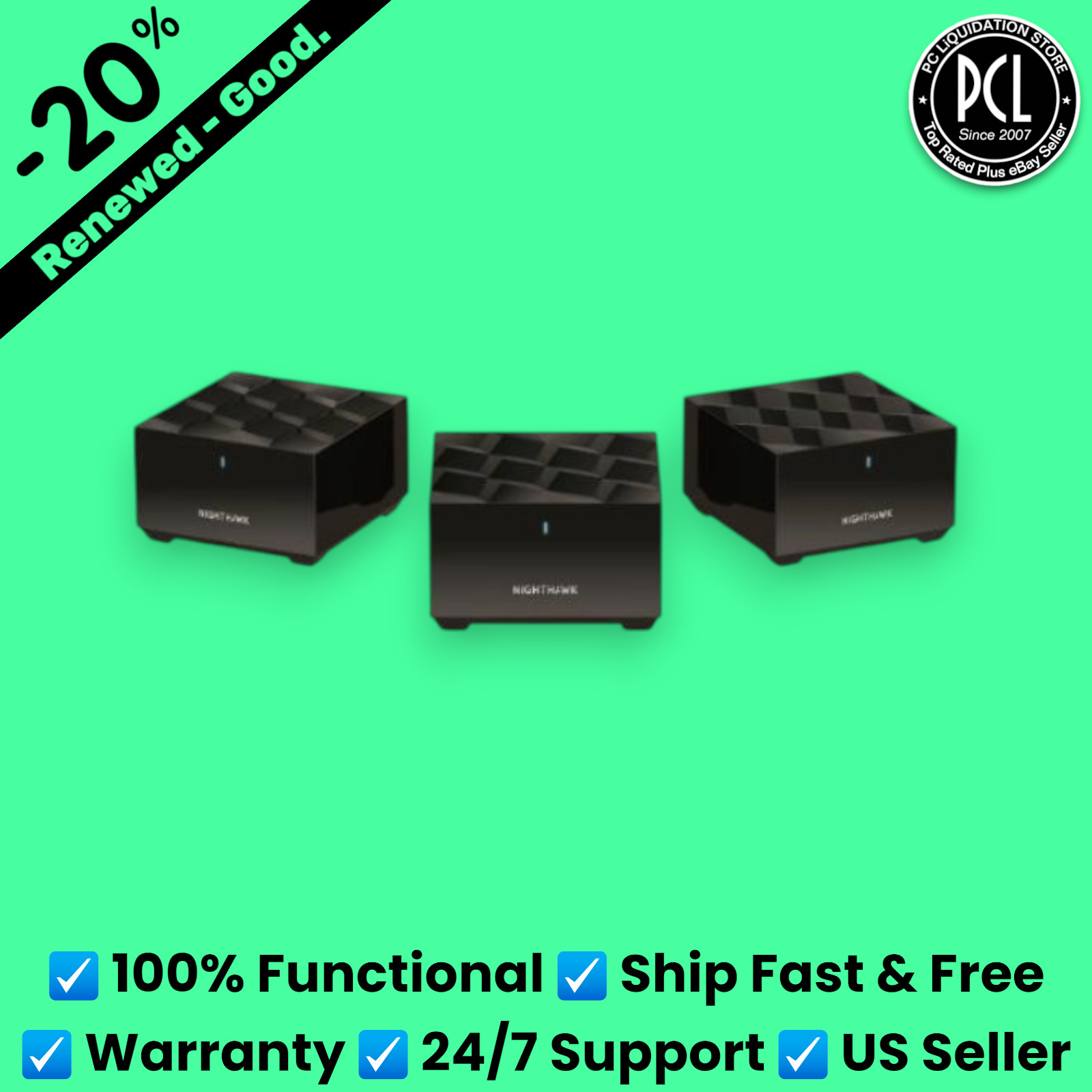 ✅ NETGEAR Nighthawk Dual-Band Mesh WiFi 6 System Wireless Routers AX1800 MK63 ✅