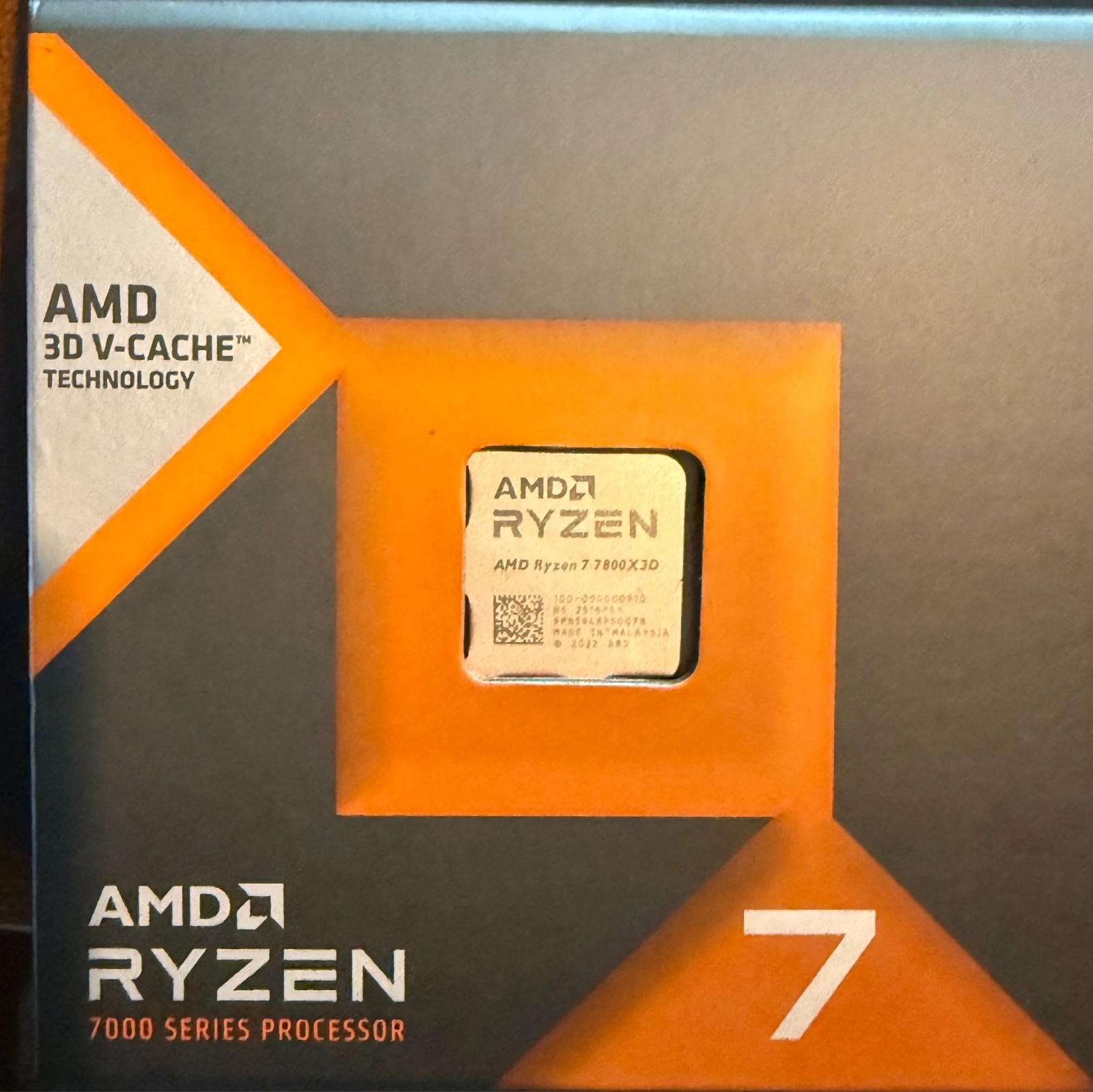 AMD Ryzen 7 7800X3D 8-Core 16-Thread AM5 CPU - NEW SEALED - 100-100000910WOF