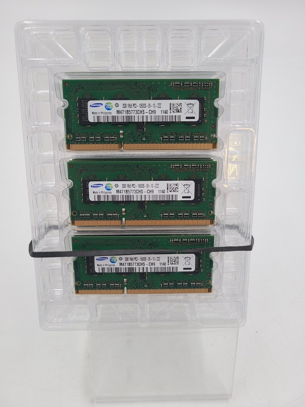 Lot of 12 2GB 1Rx6 10600S 204 Pin DDR3 SODIMM Laptop Ram Total 24GB 12 Modules