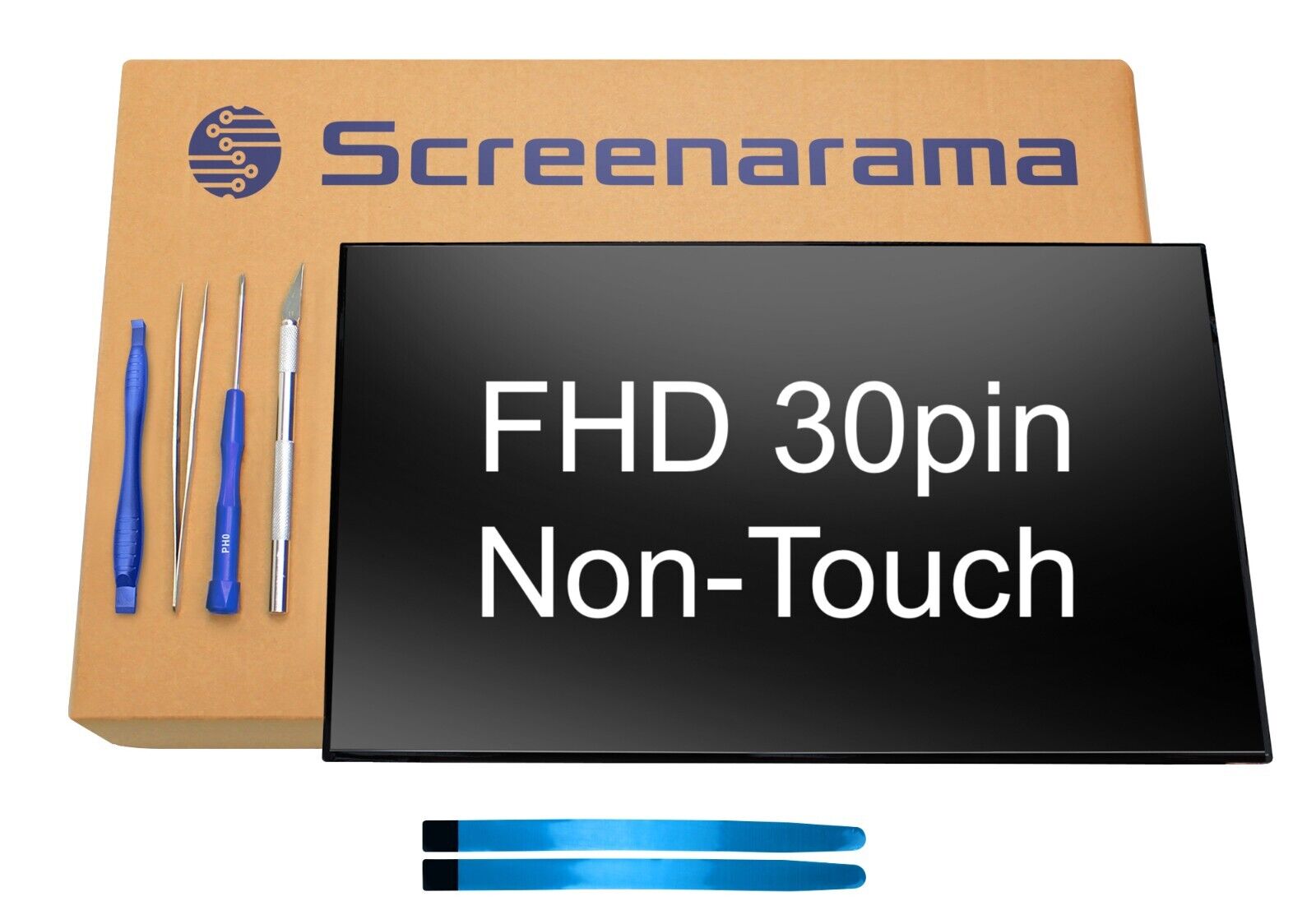 DP/N 0MVV4J Dell PN MVV4J OMVV4J FHD IPS 30pin LED LCD Screen SCREENARAMA * FAST