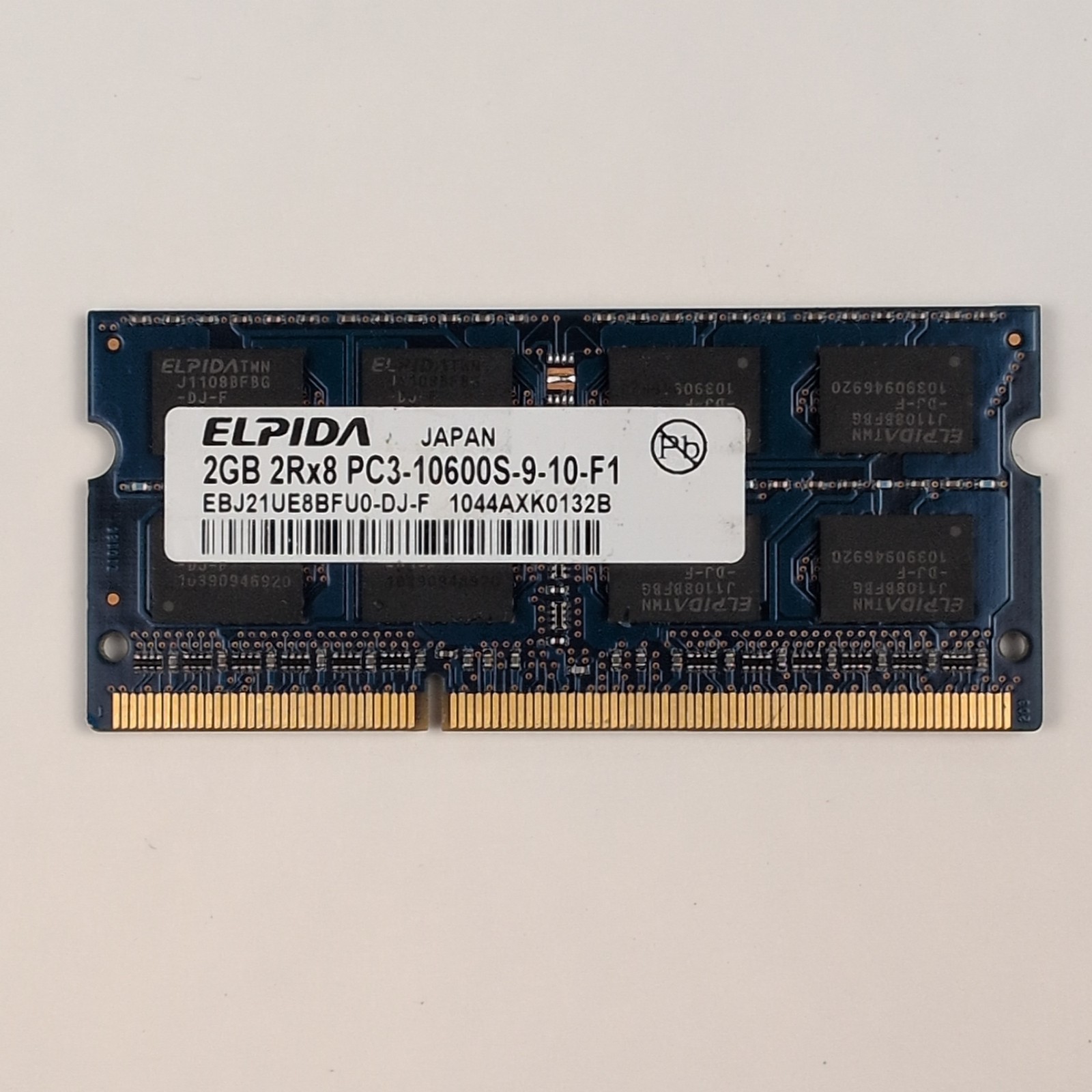 Elpida EBJ21UE8BFU0-DJ-F Laptop Memory 2GB DDR3 PC3-10600S - Tested