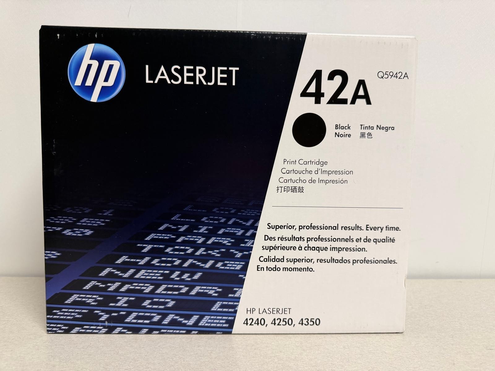 Genuine HP 42A Q5942A Black LaserJet Toner Cartridge