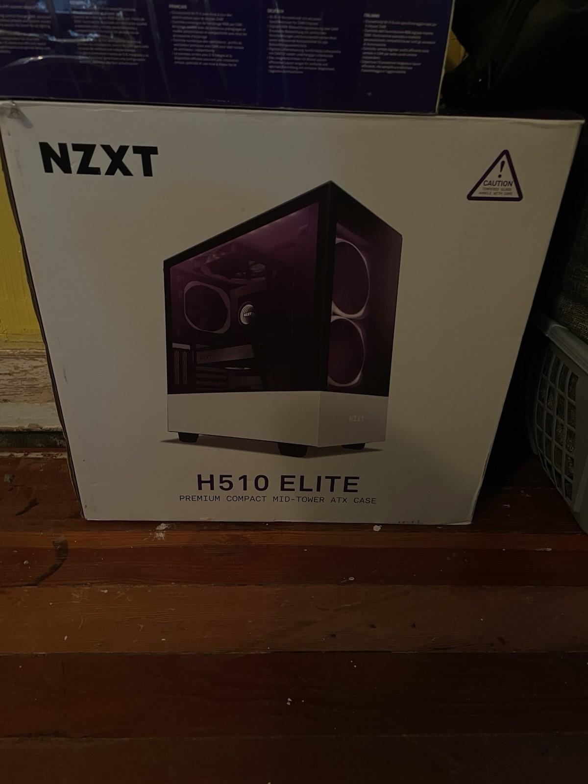 NZXT H510 Elite ATX Mid Tower Case Black Tempered Glass USB Audio Headphone
