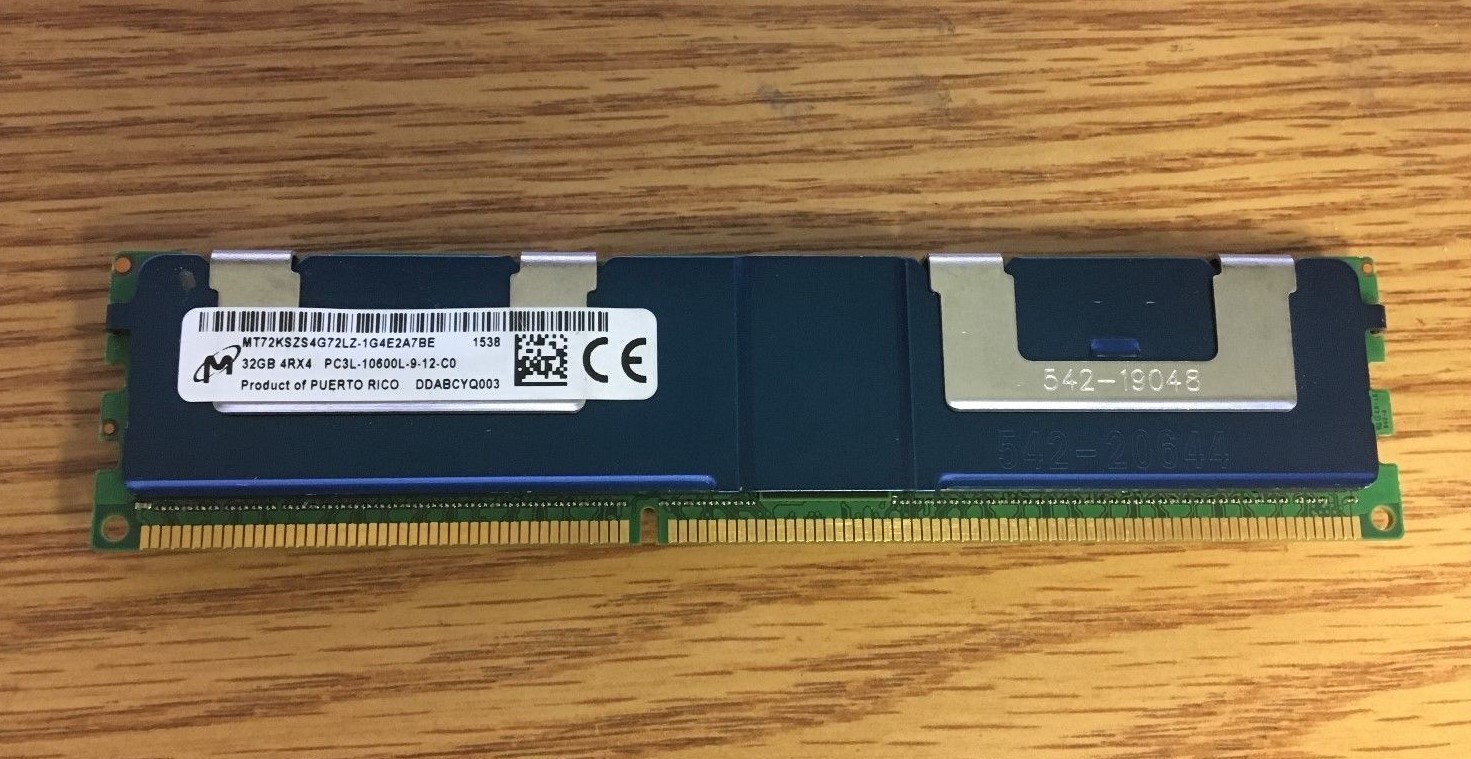 Micron MT72KSZS4G72LZ-1G4E2A7BE | 32GB 4RX4 PC3L P10600L Module