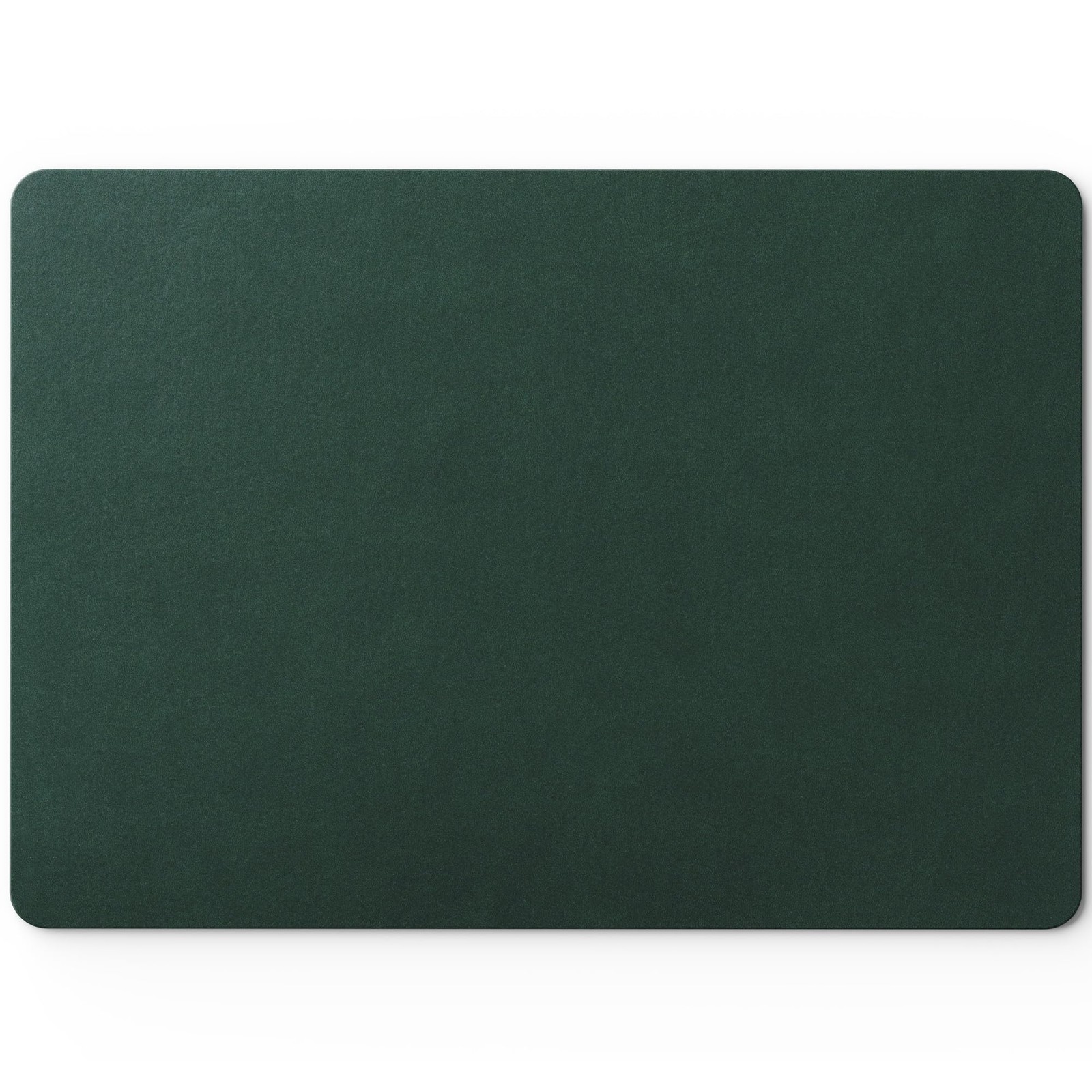 Leather Desk Blotter Pad 17 x 12 Inches, Flat, Non-Slip, Waterproof, Green