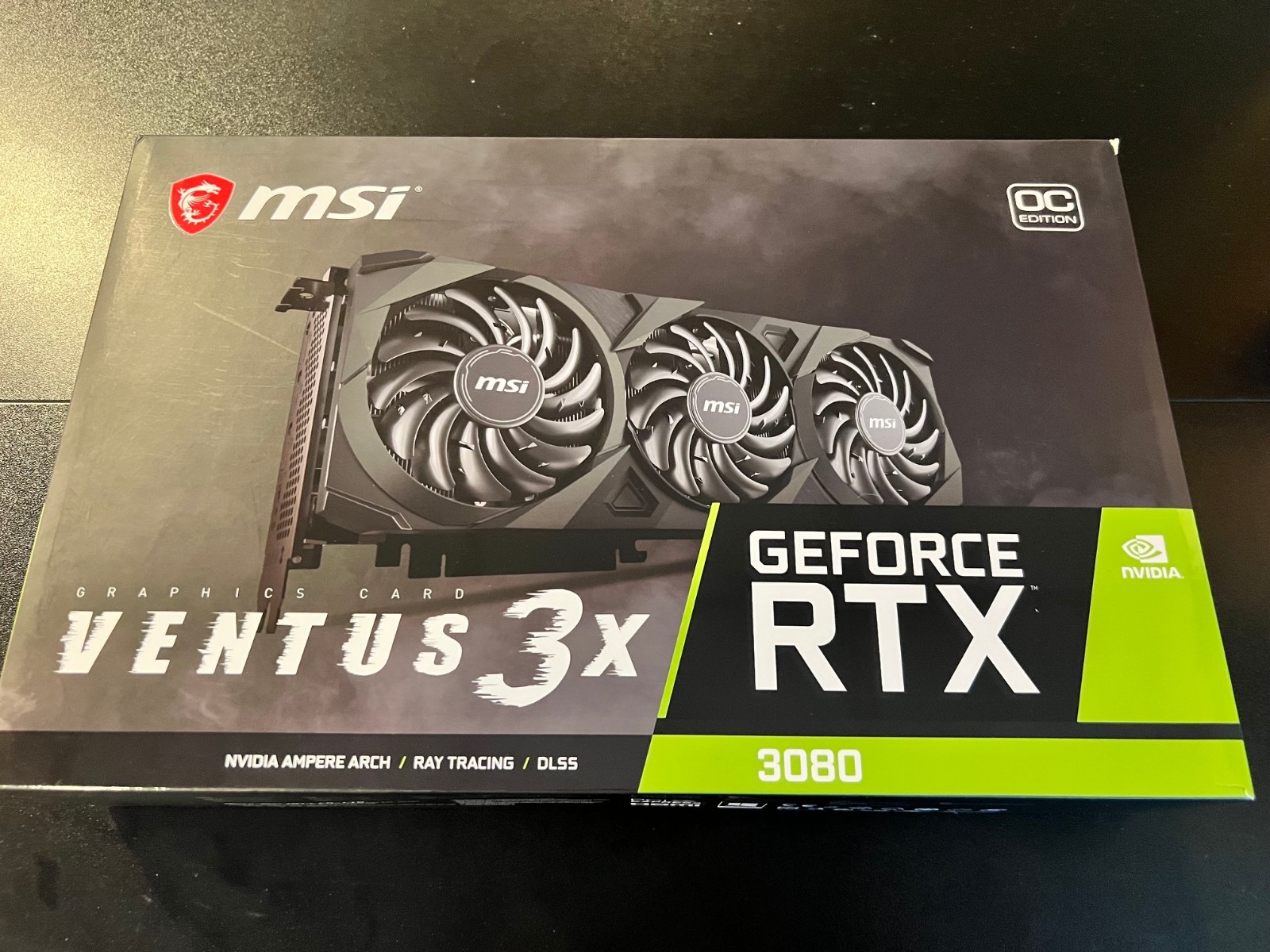 MSI NVIDIA GeForce RTX 3080 Ventus 3X 10GB OC GDDR6 (Used/Great Condition)