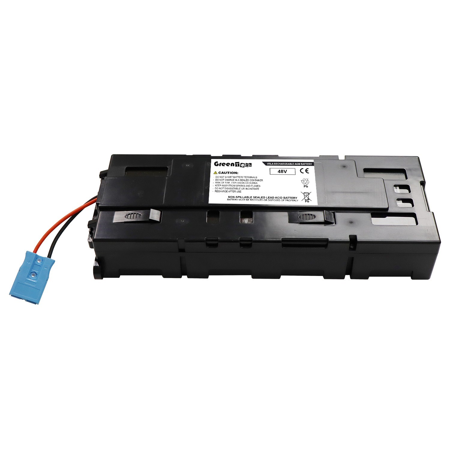GREENTECH COMPATIBLE APCRBC115 48V BATTERY FOR APC SMX1500RMUS SMX48RMBP2US