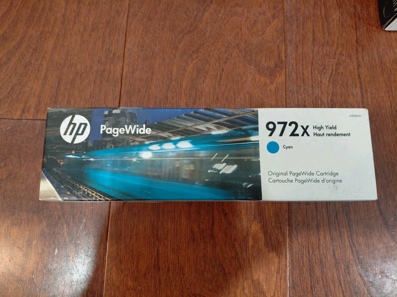 GENUINE HP 972X High Yield CYAN PageWide Cartridge (L0R98AN) NEW SEALED BOX
