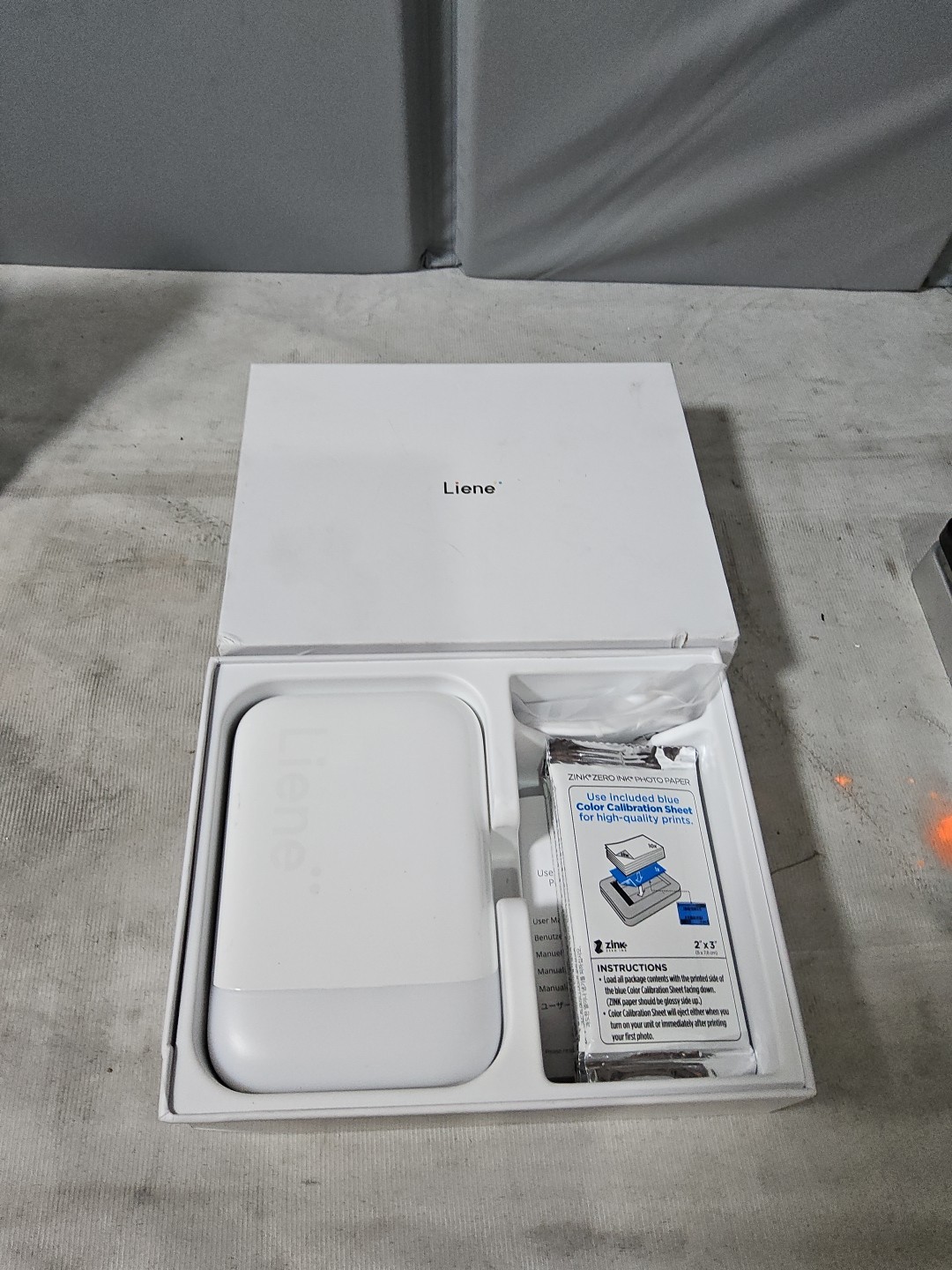 +Liene Pearl K100 Portable Photo Printer & Supplies Bundle