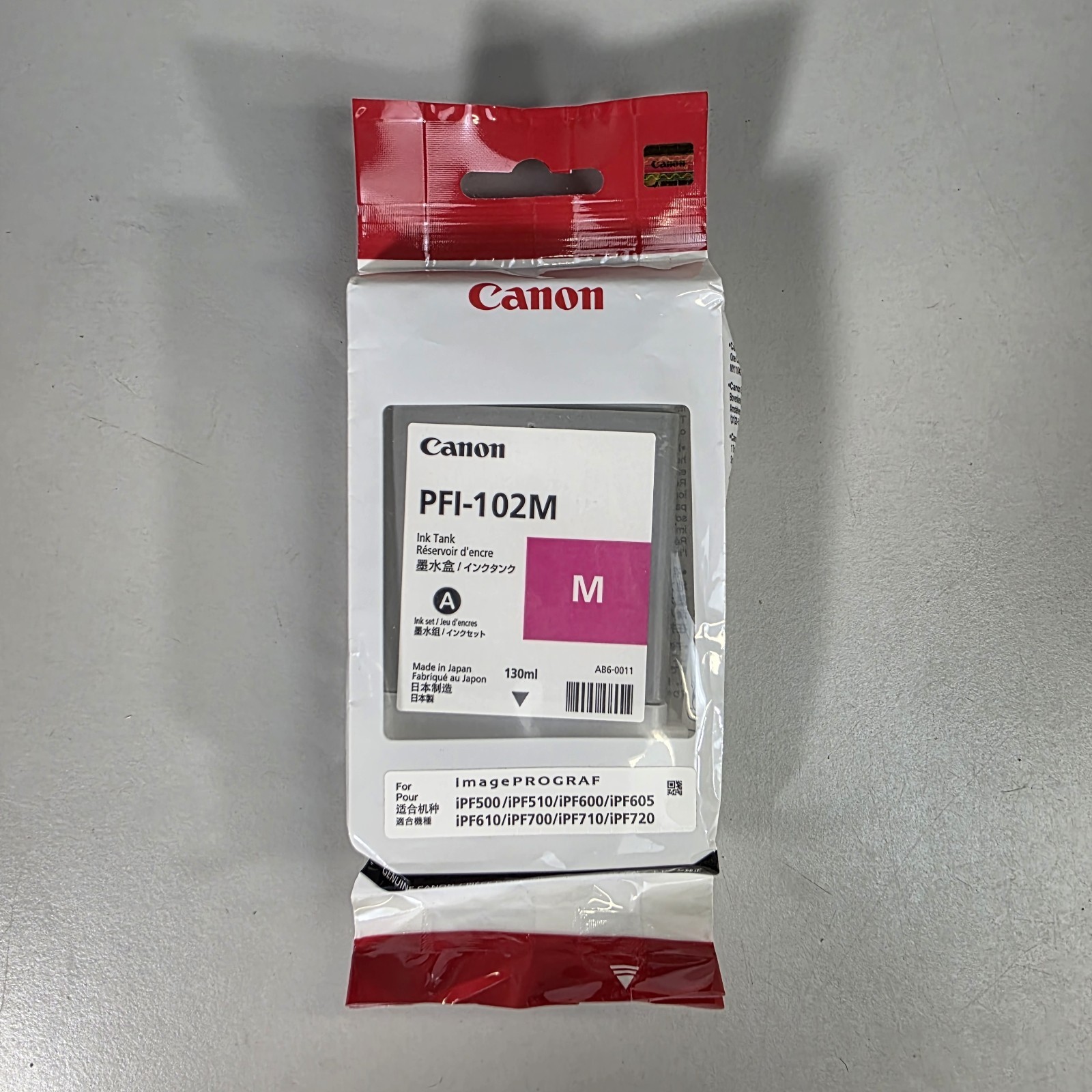 Canon PFI-107M Magenta 130ml Genuine Original Ink Tank Exp: 2015/06 New Sealed
