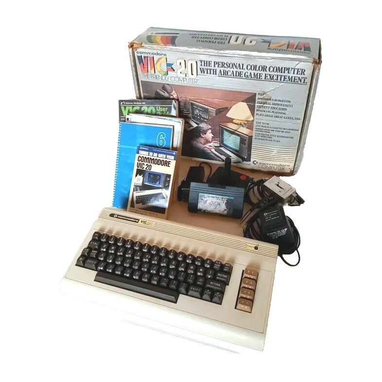 Commodore VIC-20 With Original Box (Serial Match) + Buck Rogers Game
