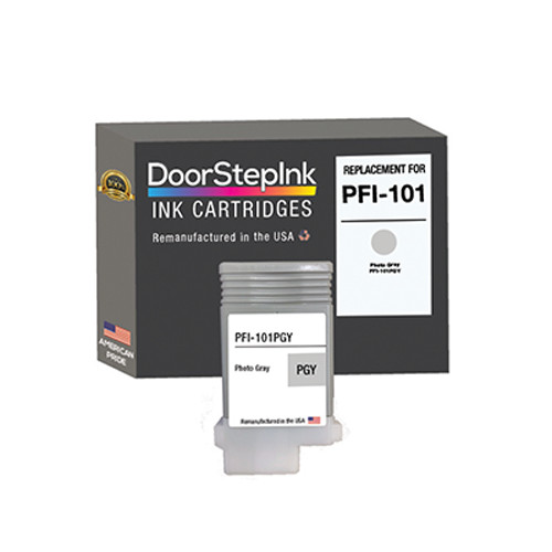 DoorStepInk Compatible Ink Cartridges For Canon PFI-101 PGY 130ML-USA