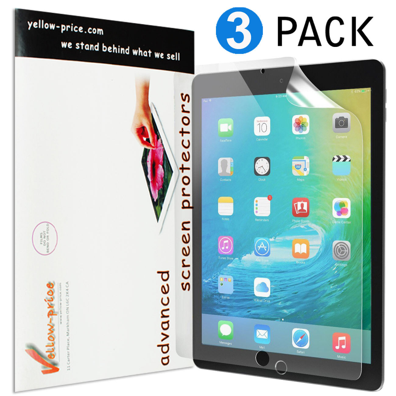 3-pack Premium HD Anti-glare MatteTouch Screen Protector iPad Pro 12.9 10.9 10.5