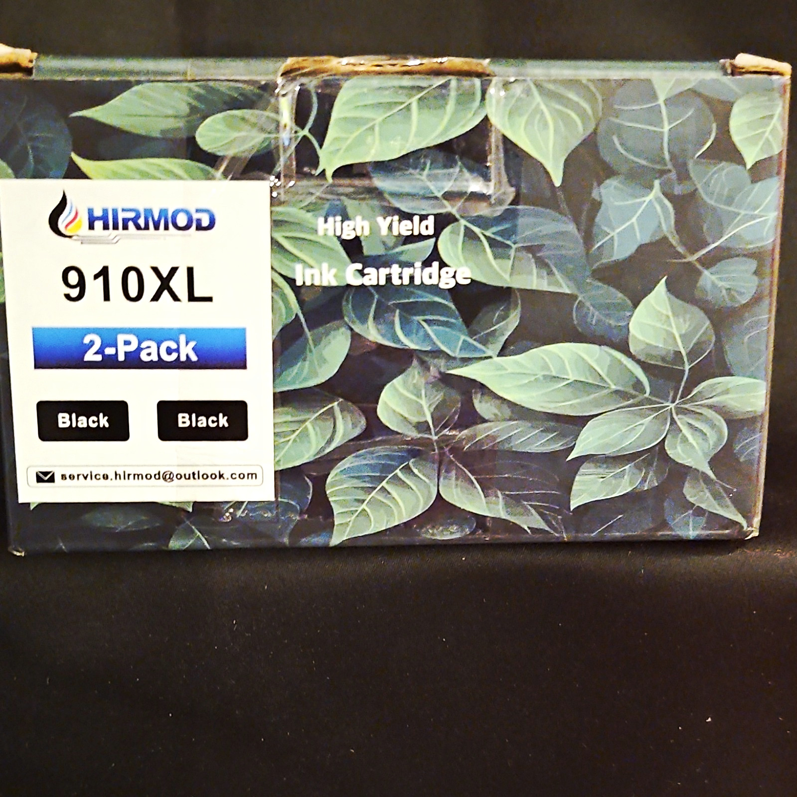 HIRMOD 910XL Compatible High Yield Ink Cartridge 2-Pack Black for HP