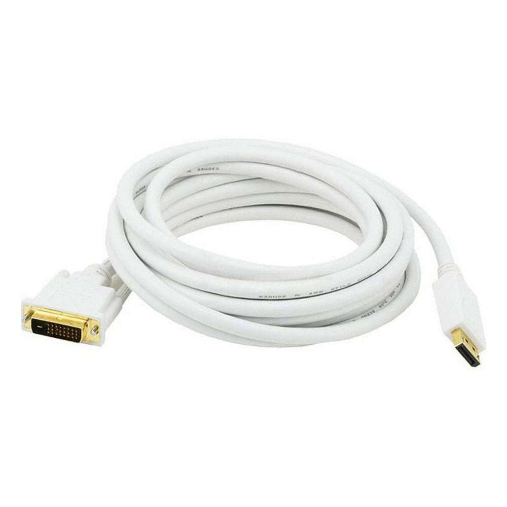MONOPRICE 6017 Computer Cable Adapter,White,15ft L 14X020