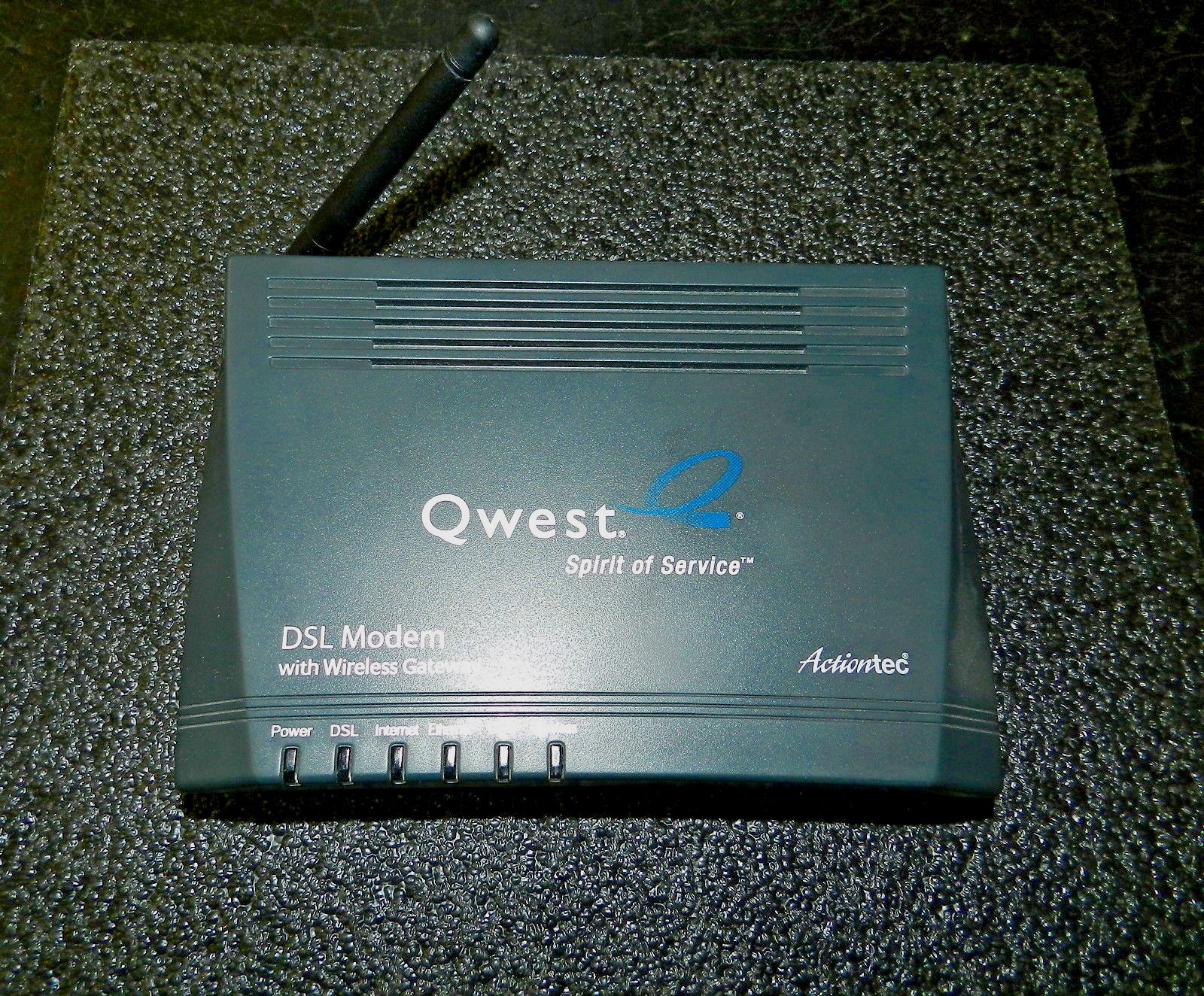 ACTIONTEC DSL MODEM WITH WIRELESS GATEWAY GT701-WG