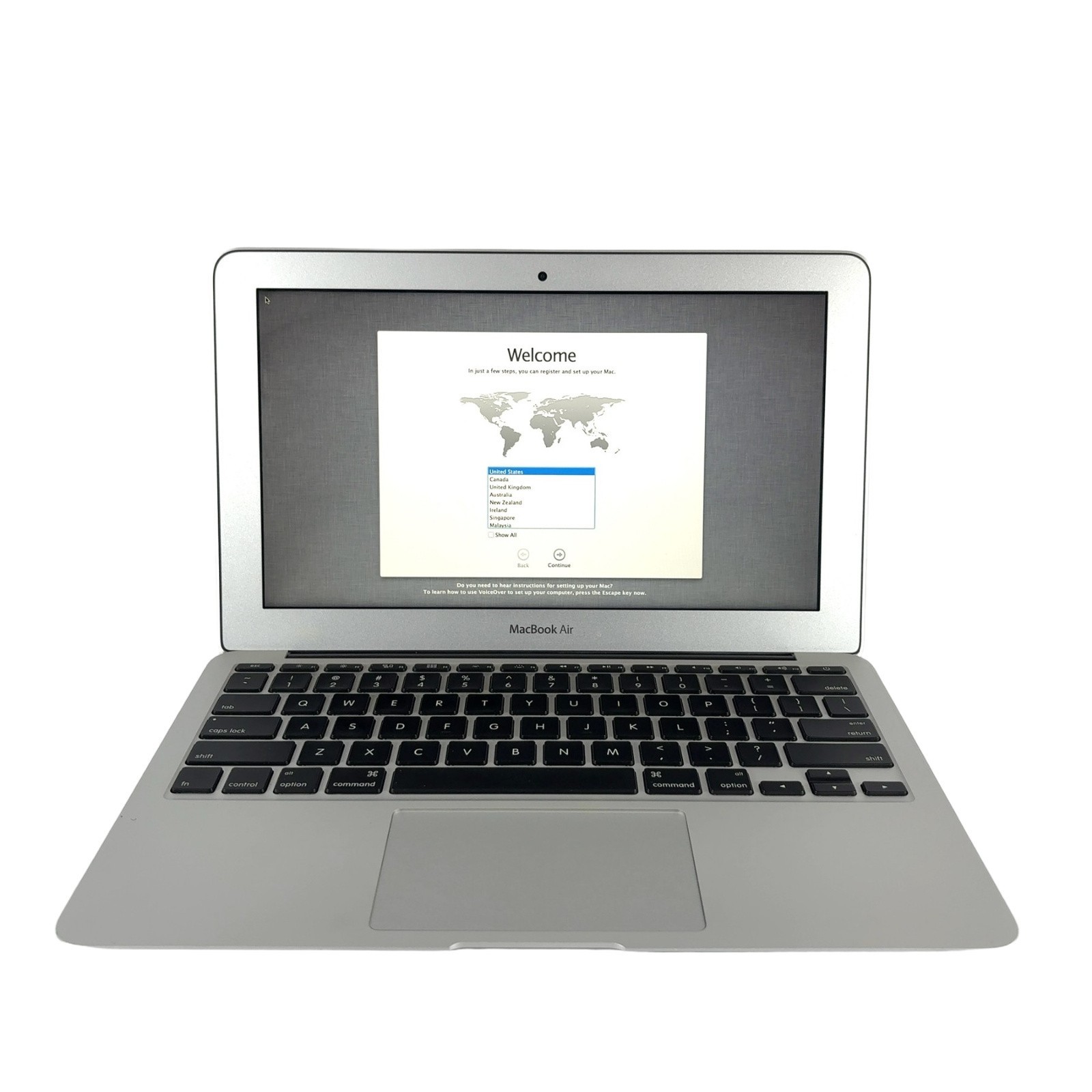 2013 MacBook Air A1465 11" 1.3GHz i5 4GB RAM 128GB SSD Mac OS Lion