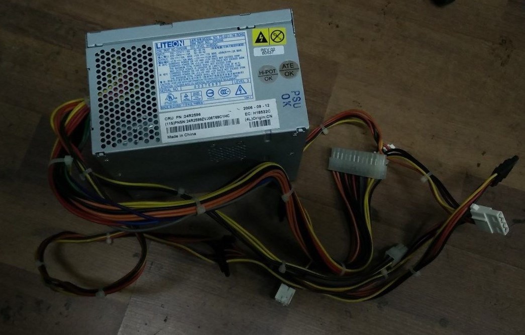 IBM 24R2596 A52 M52 ThinkCentre 310 Watt Power Supply  - 