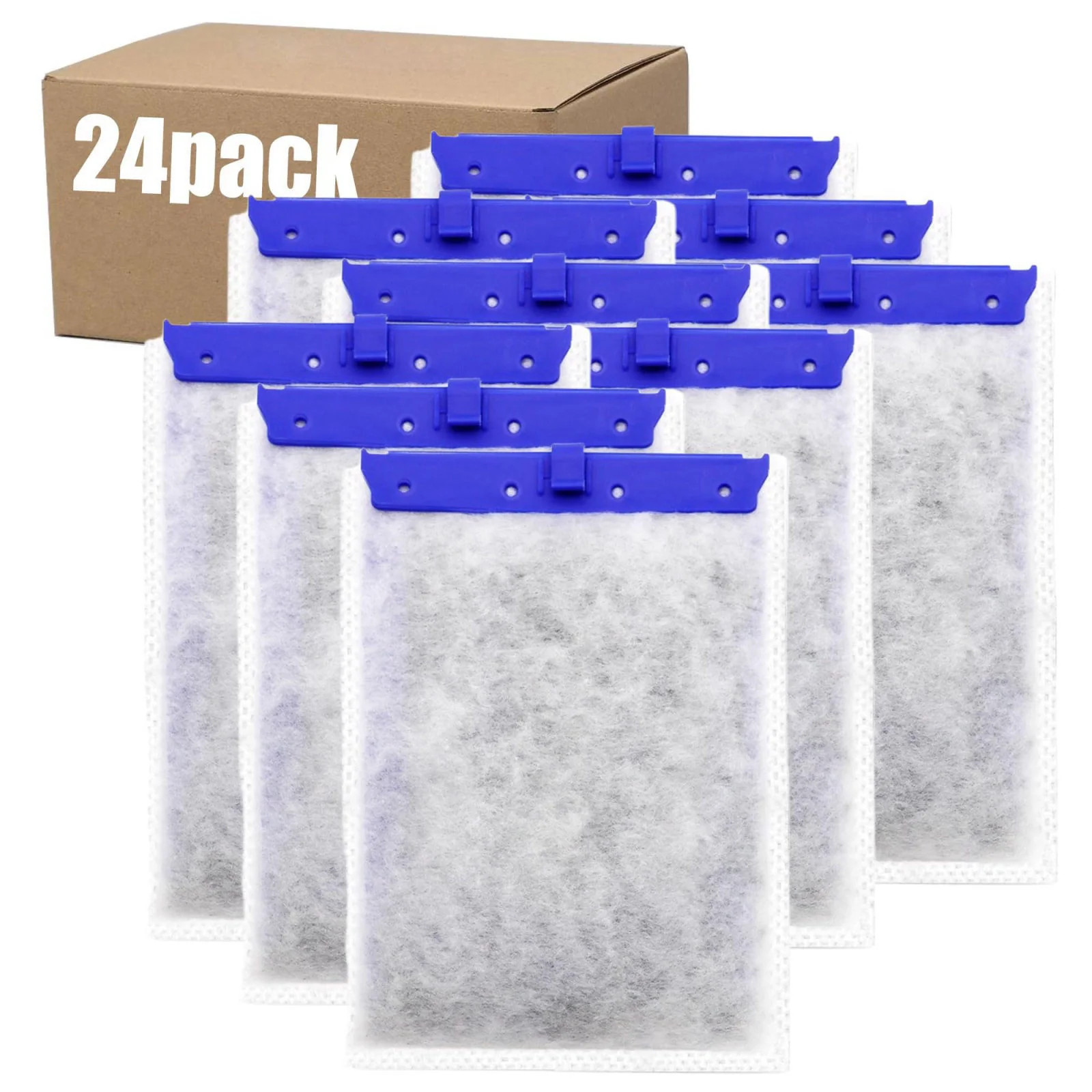 Large Aquarium Filter Cartridges 24 Pack Compatible with